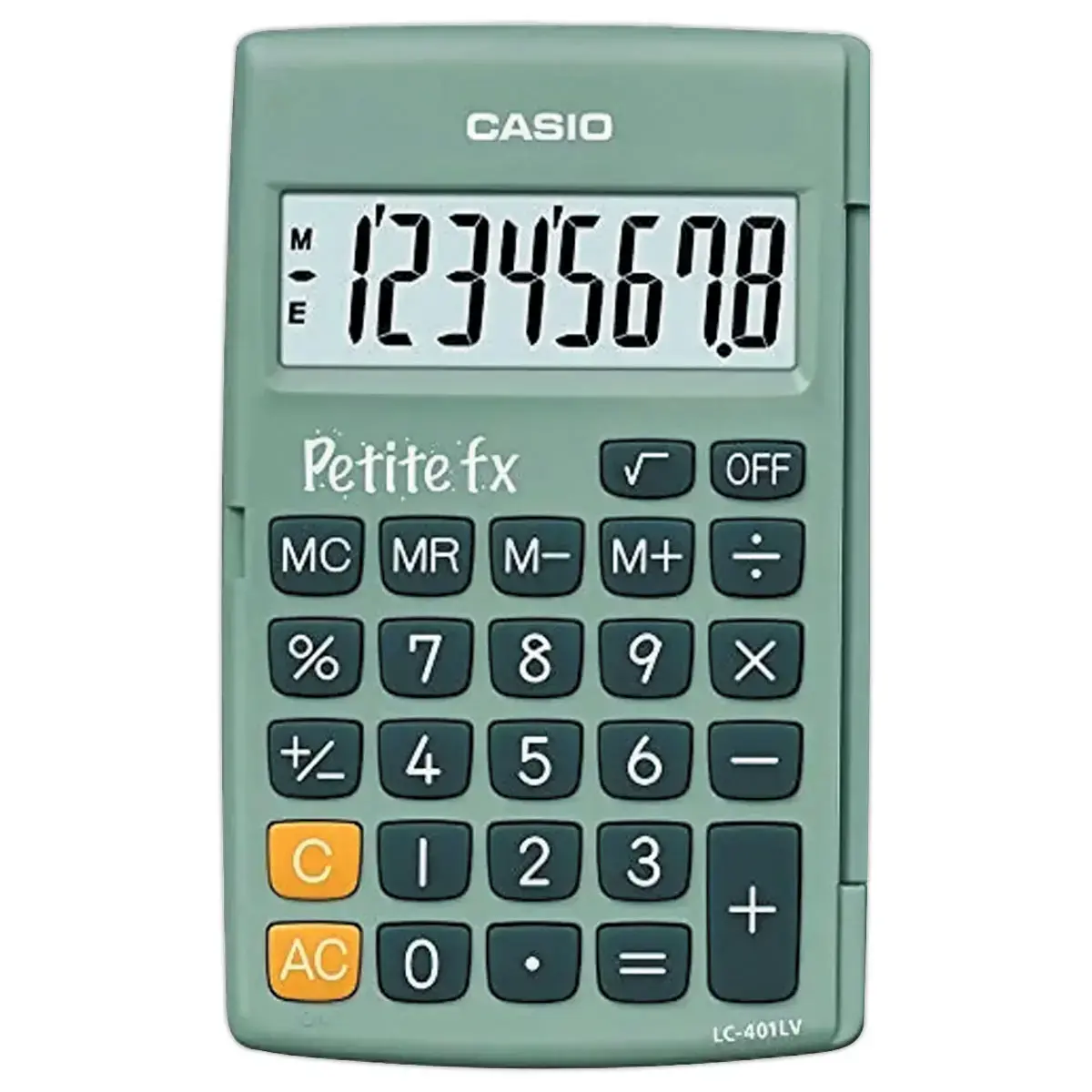 Casio kleine FX groene rekenmachine
