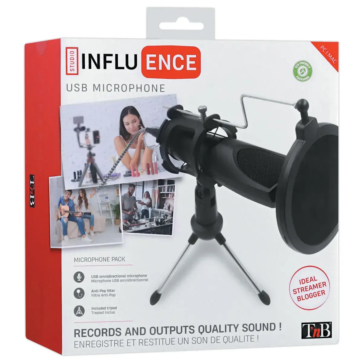 Omnidirectionele microfoon USB T'NB 