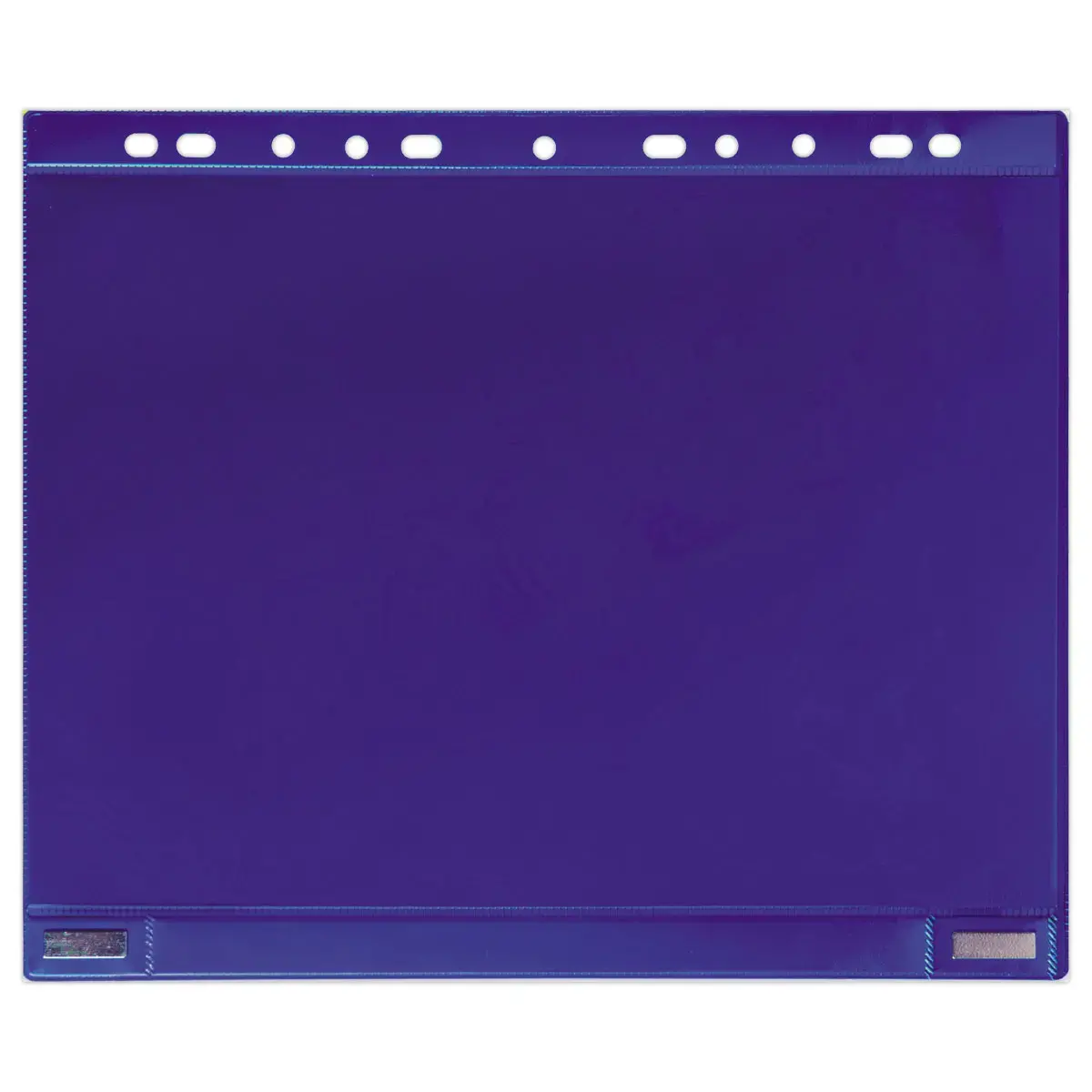 5 blauwe magnetische geperforeerde tussenbladen