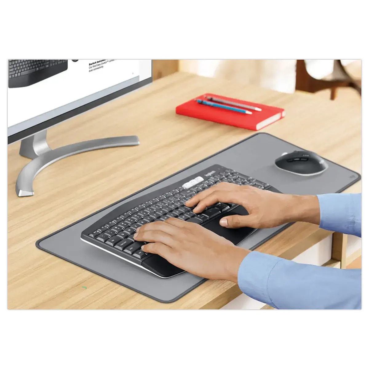 Logitech muismat bureauformaat L Studio Series GRIS 