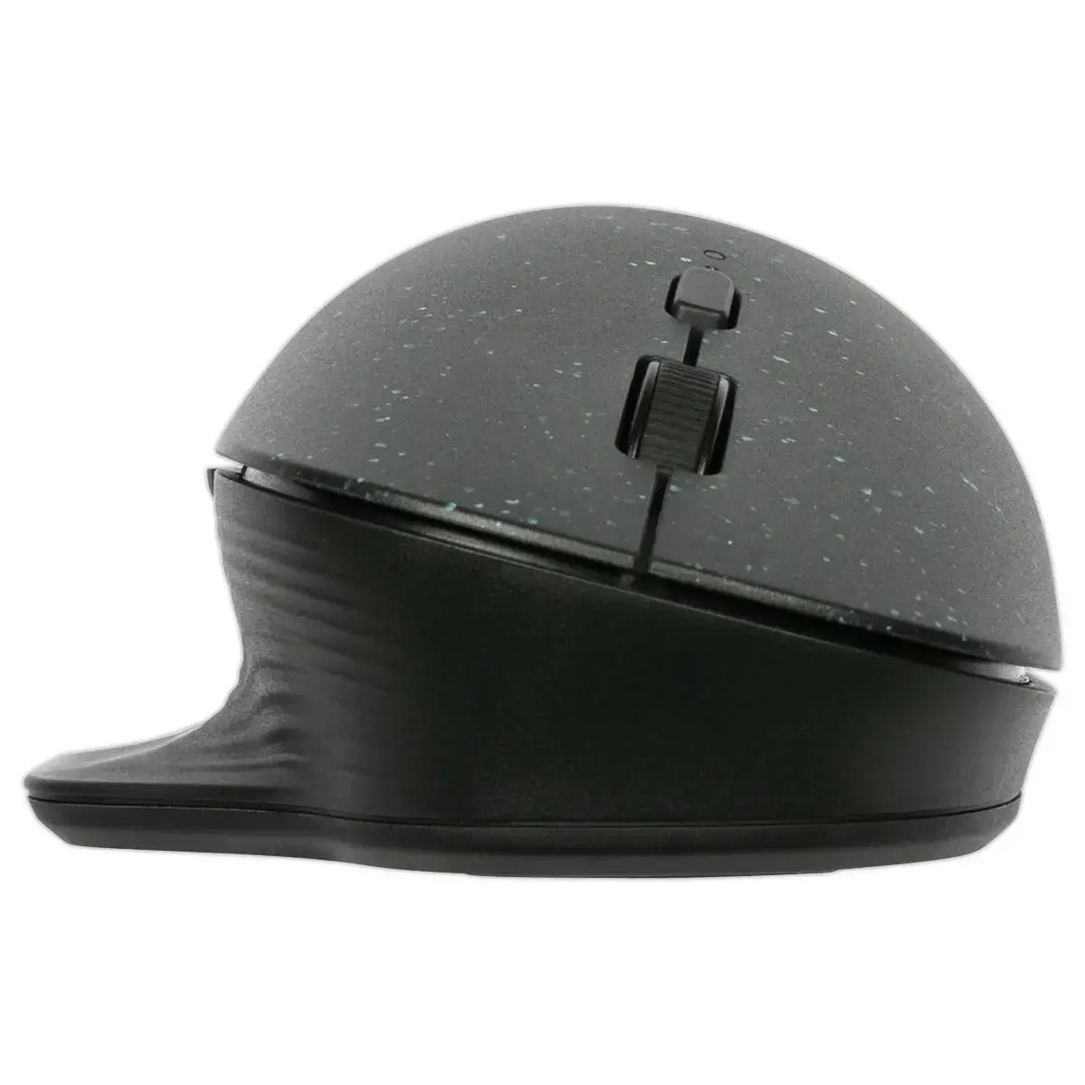 ErgoFlip EcoSmart duurzame ambidextrous muis - Zwart 