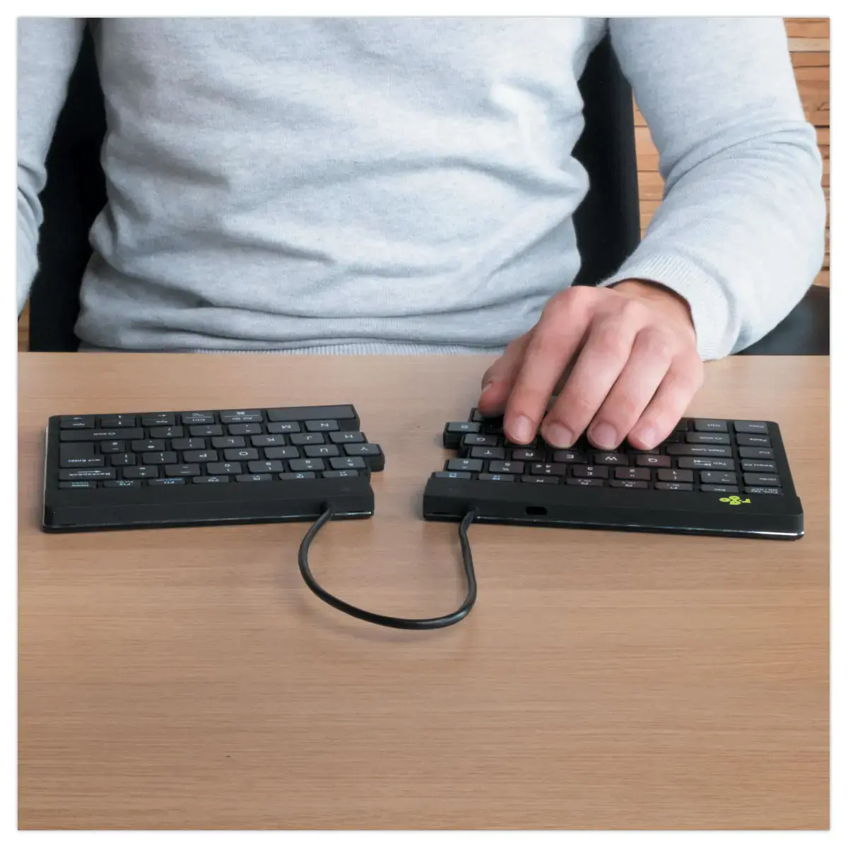 Ergonomisch gesplitst toetsenbord Break zwart