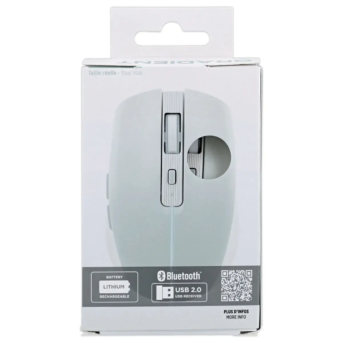 Blauwe Dual Connect gradient muis