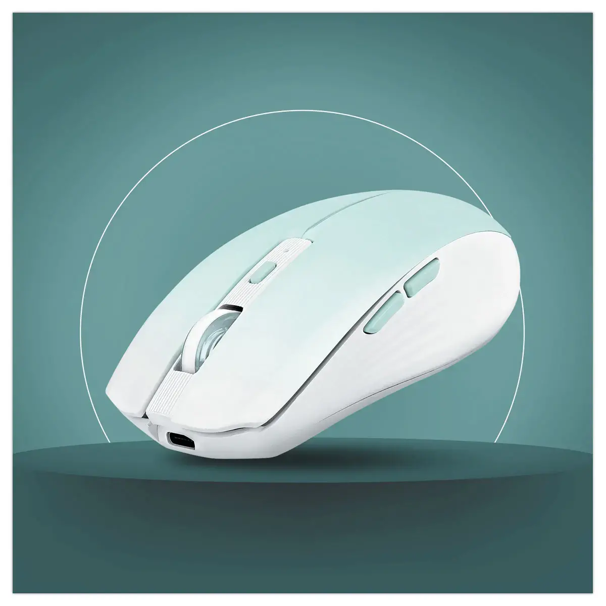 Blauwe Dual Connect gradient muis