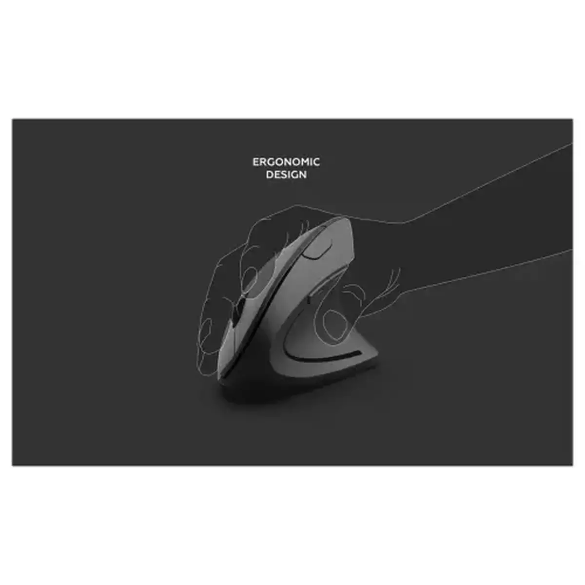 Draadloze verticale muis Mobility Lab ergonomisch voor rechtshandigen 