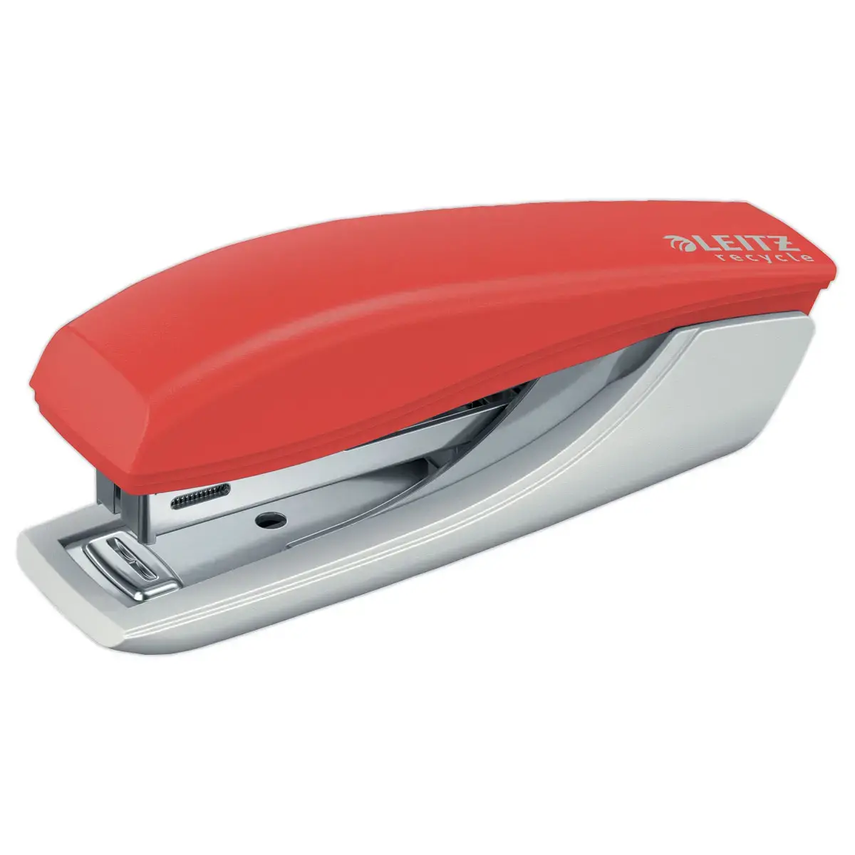 Gerecycleerde bureau nietmachine Leitz10 vellen - rood