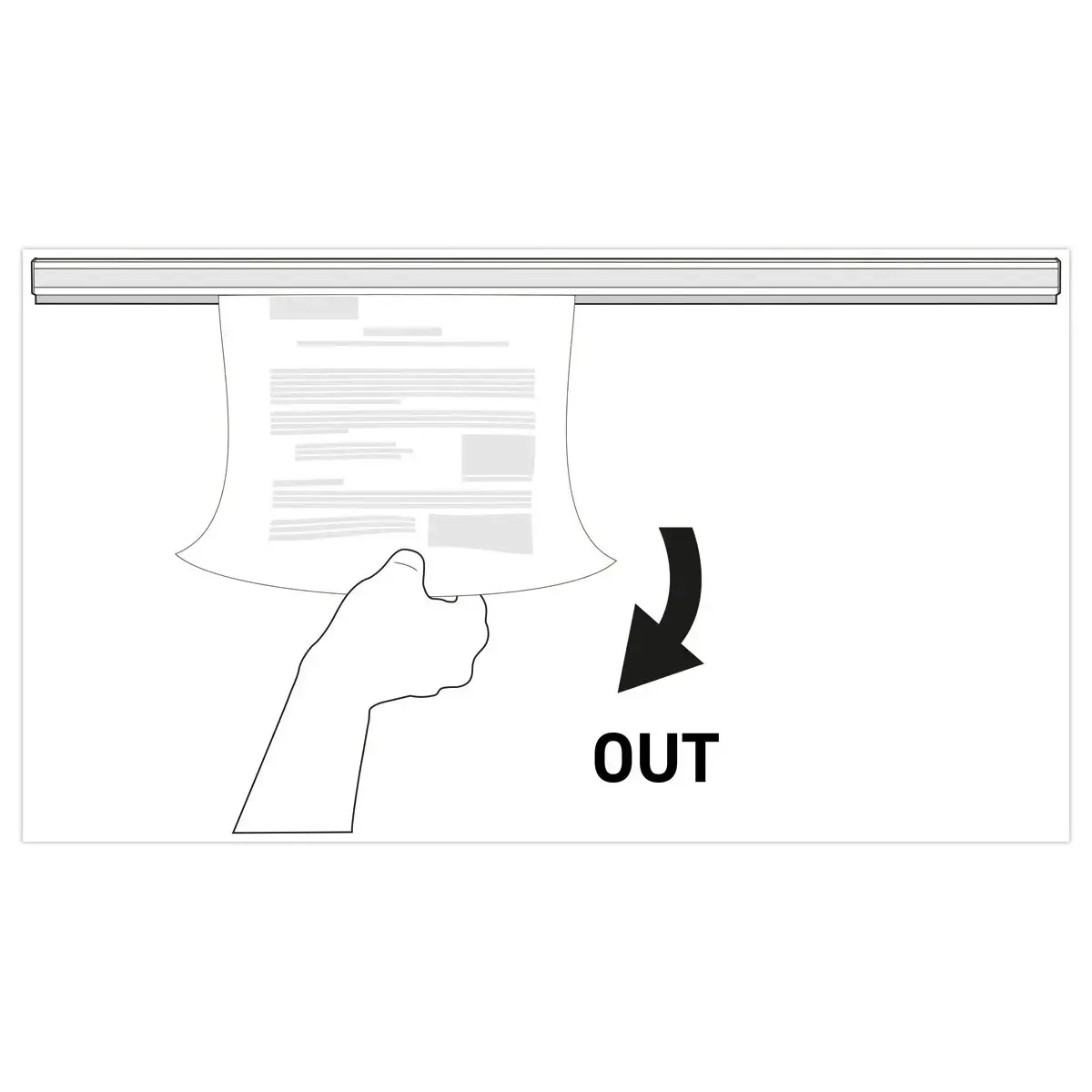 Bevestigingsbalk 90 cm