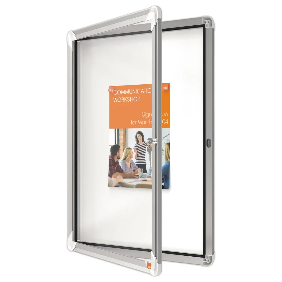 Magnetische vitrine voor binnen Nobo PREMIUM PLUS 4xA4 -magnetisch