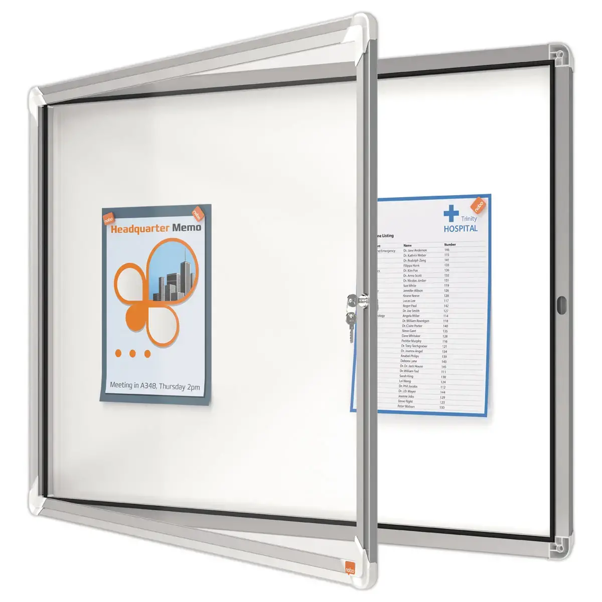Magnetische vitrine voor binnen Nobo PREMIUM PLUS 8xA4