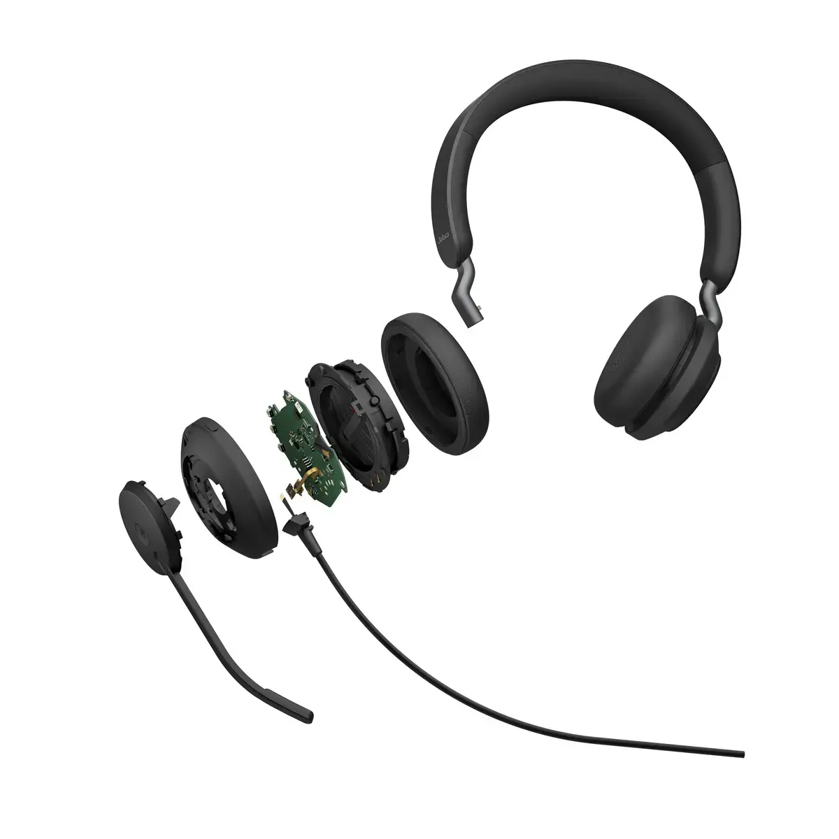 Bedrade headset Evolve2 SE40 Duo MS USB-C JABRA 