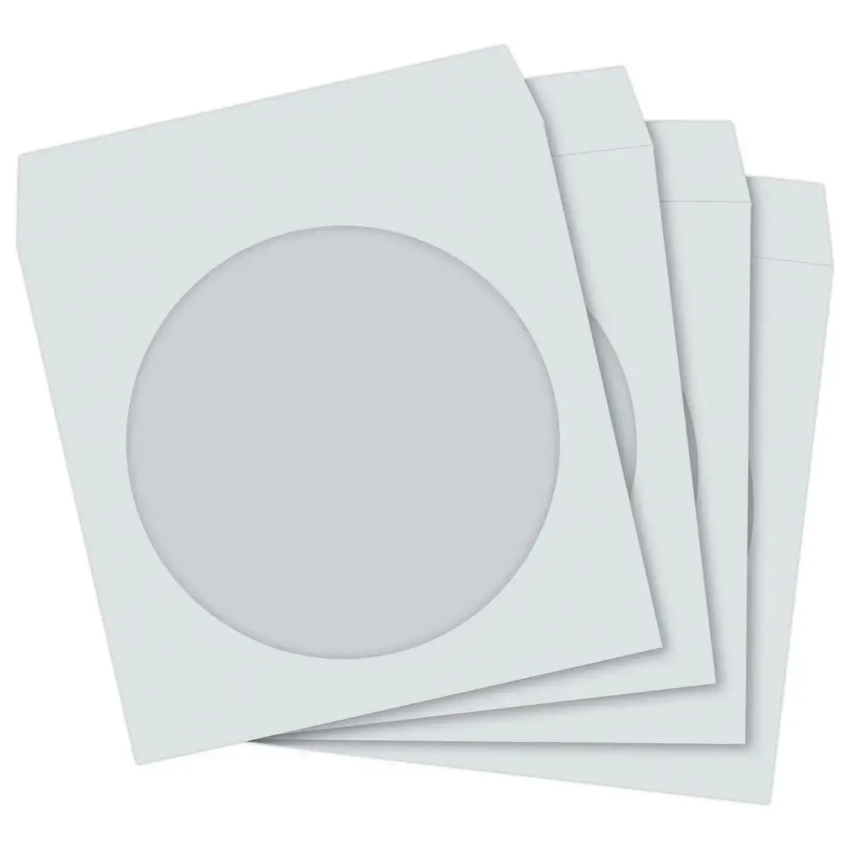 100  CD/DVD papier hoezen 