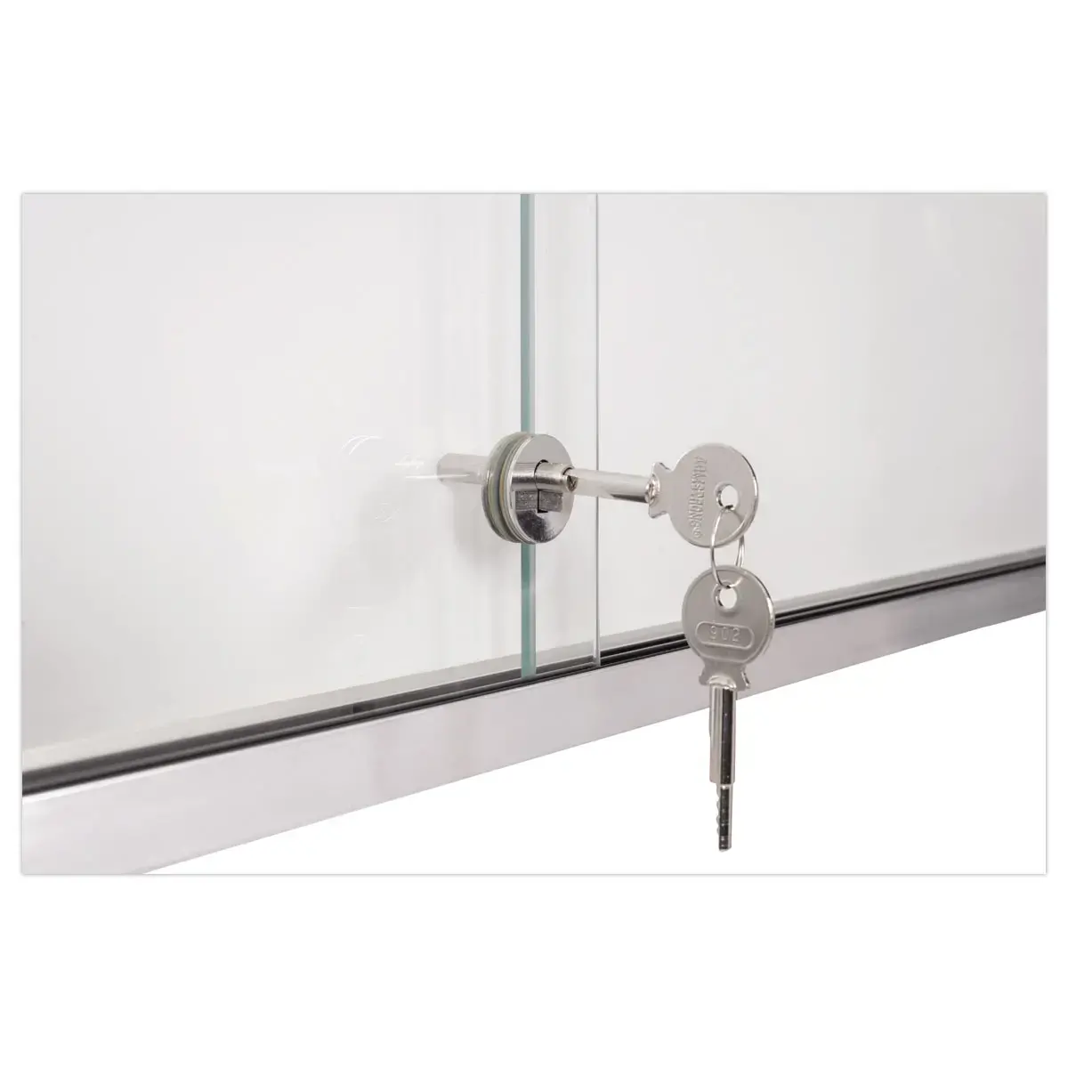 Extra platte binnenvitrine met schuifdeuren 18A4 