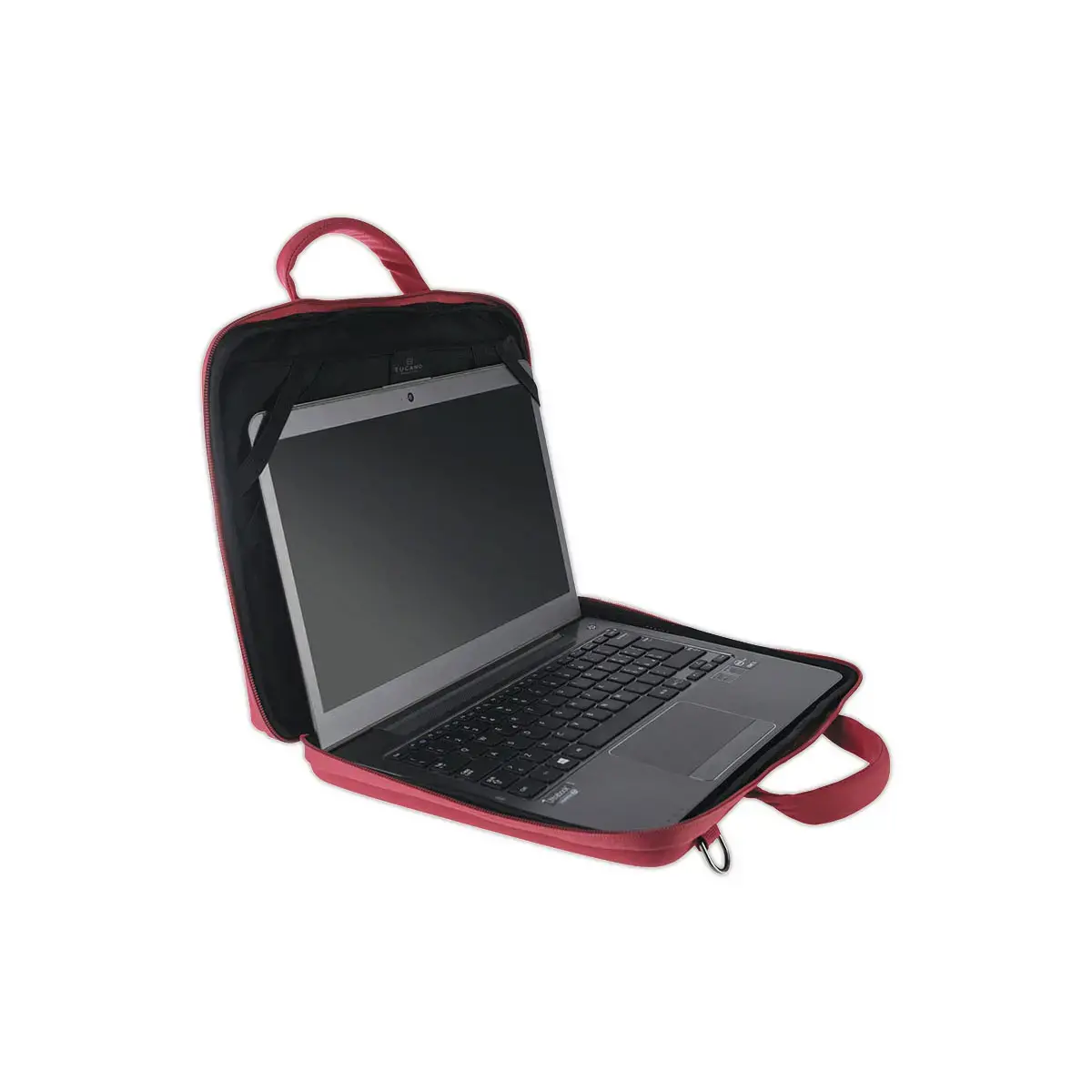 Laptop sleeve harde hoes DARK 13/14" rood