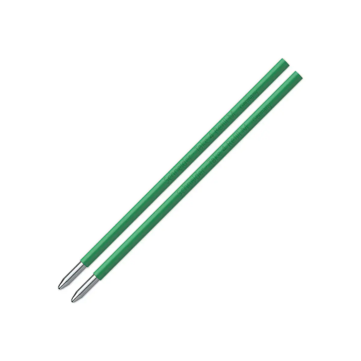 2 navullingen voor vierkleurige pen "Take 4" groen