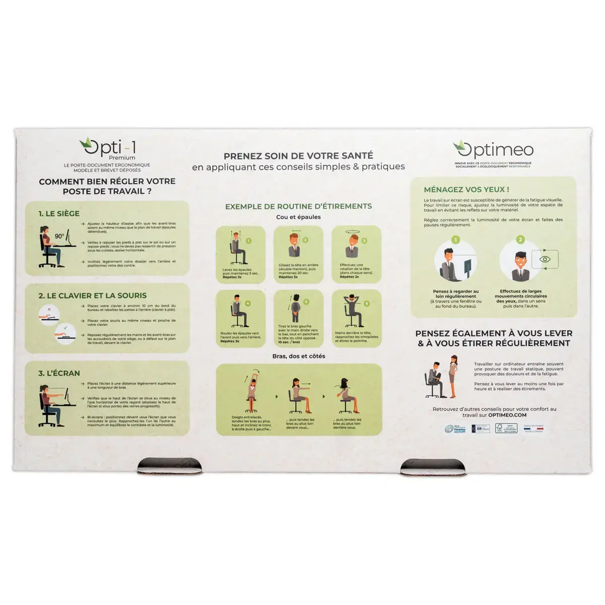 Documenthouder ERGO OPTI-1 PREMIUM - Optimeo