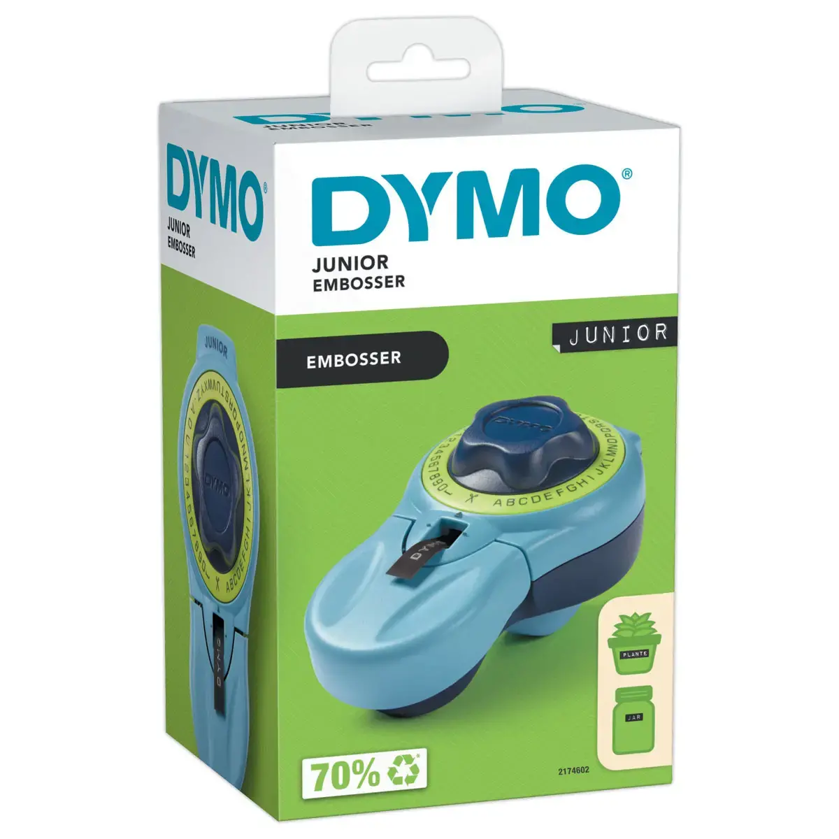 Bandstempelmachine Dymo® + tape 9 mm x 3 m