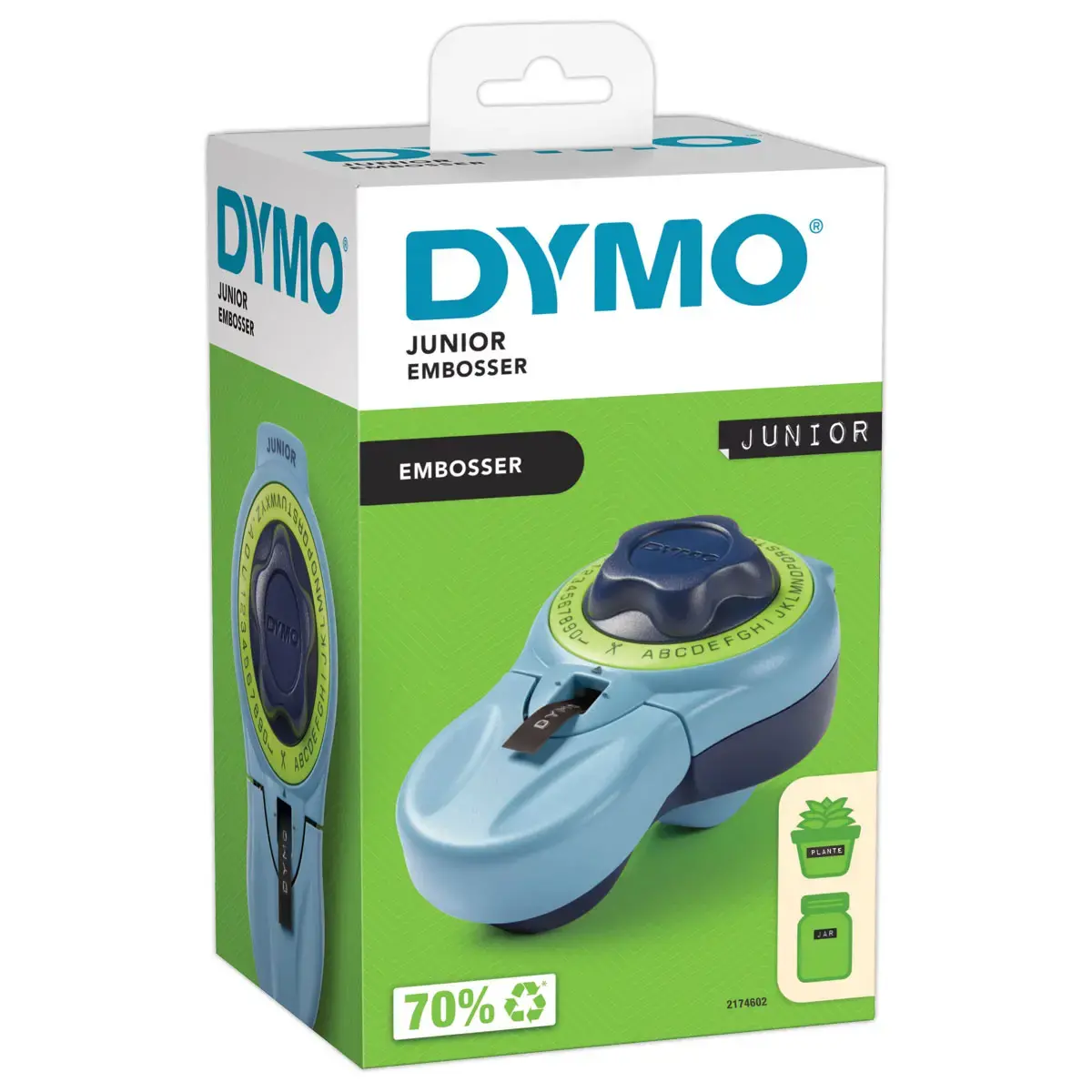 Bandstempelmachine Dymo® + tape 9 mm x 3 m