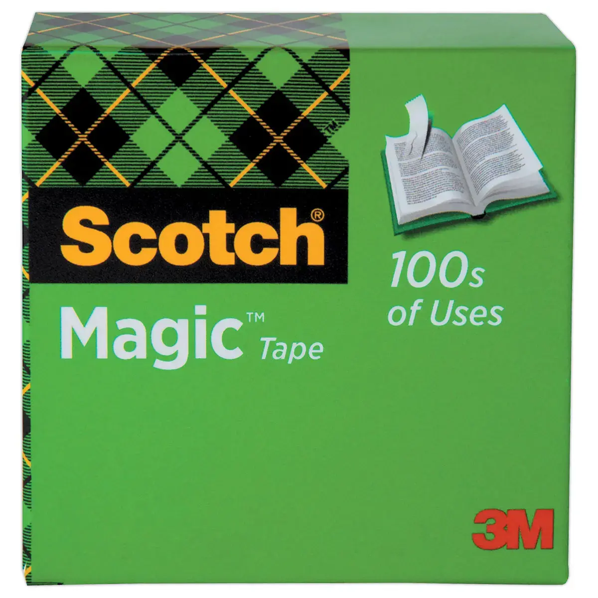 24  Rol 24 onzichtbare plakbriefjes SCOTCHMagic 810 - 33m x 19mm 