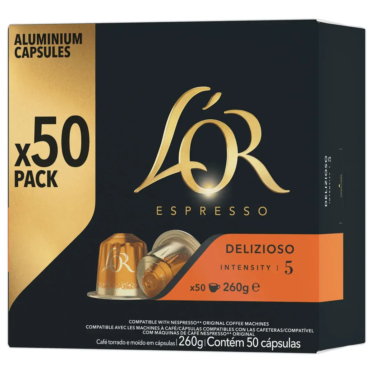150 capsules koffie L'OR Espresso Delizioso