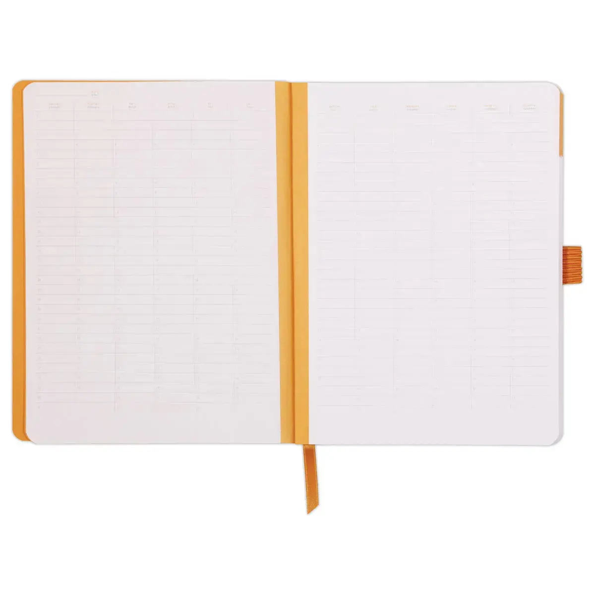 Agenda notitieboek perpetueel Meeting RHODIA 16x21 cm Zwart 