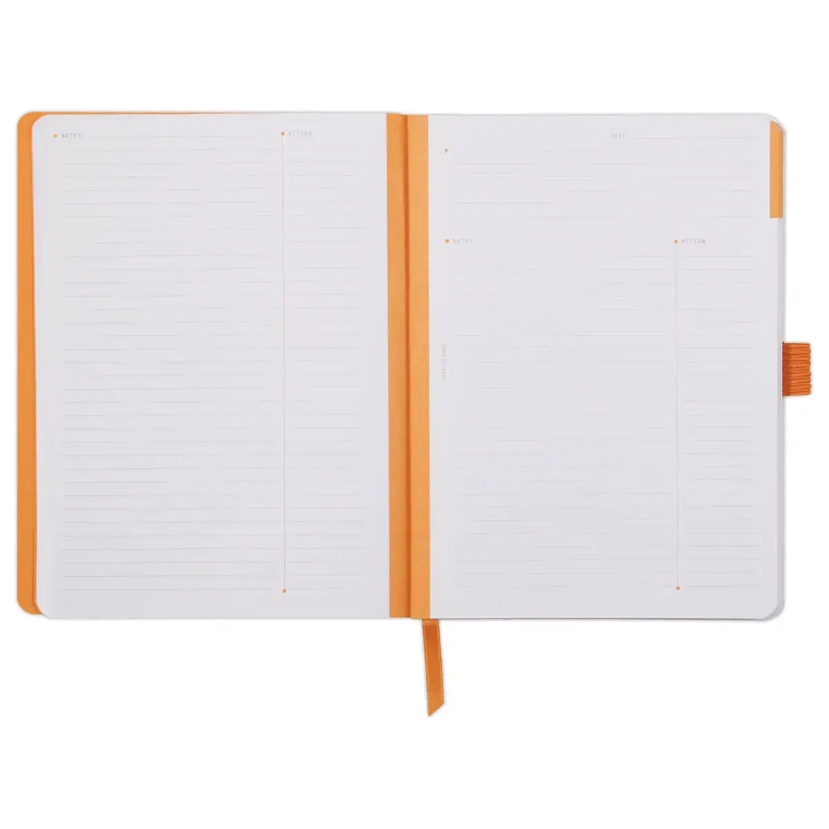 Agenda notitieboekje Perpetueel Meeting RHODIA 16x21 cm Coquelicot