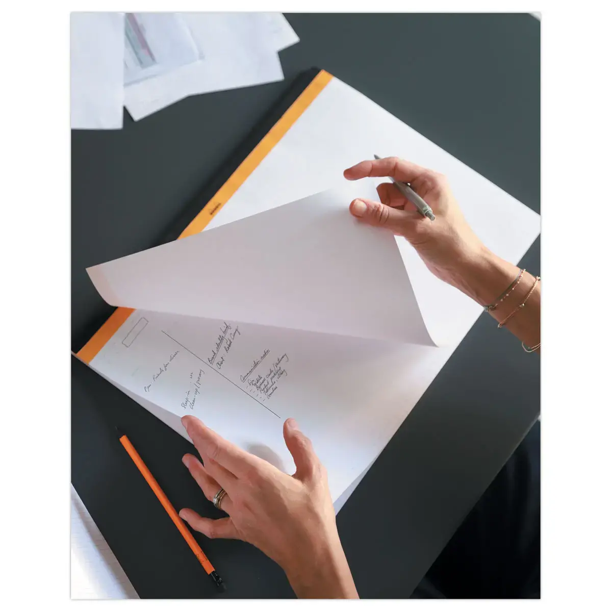 Perpetuele kalender onderlegger A3 Rhodia