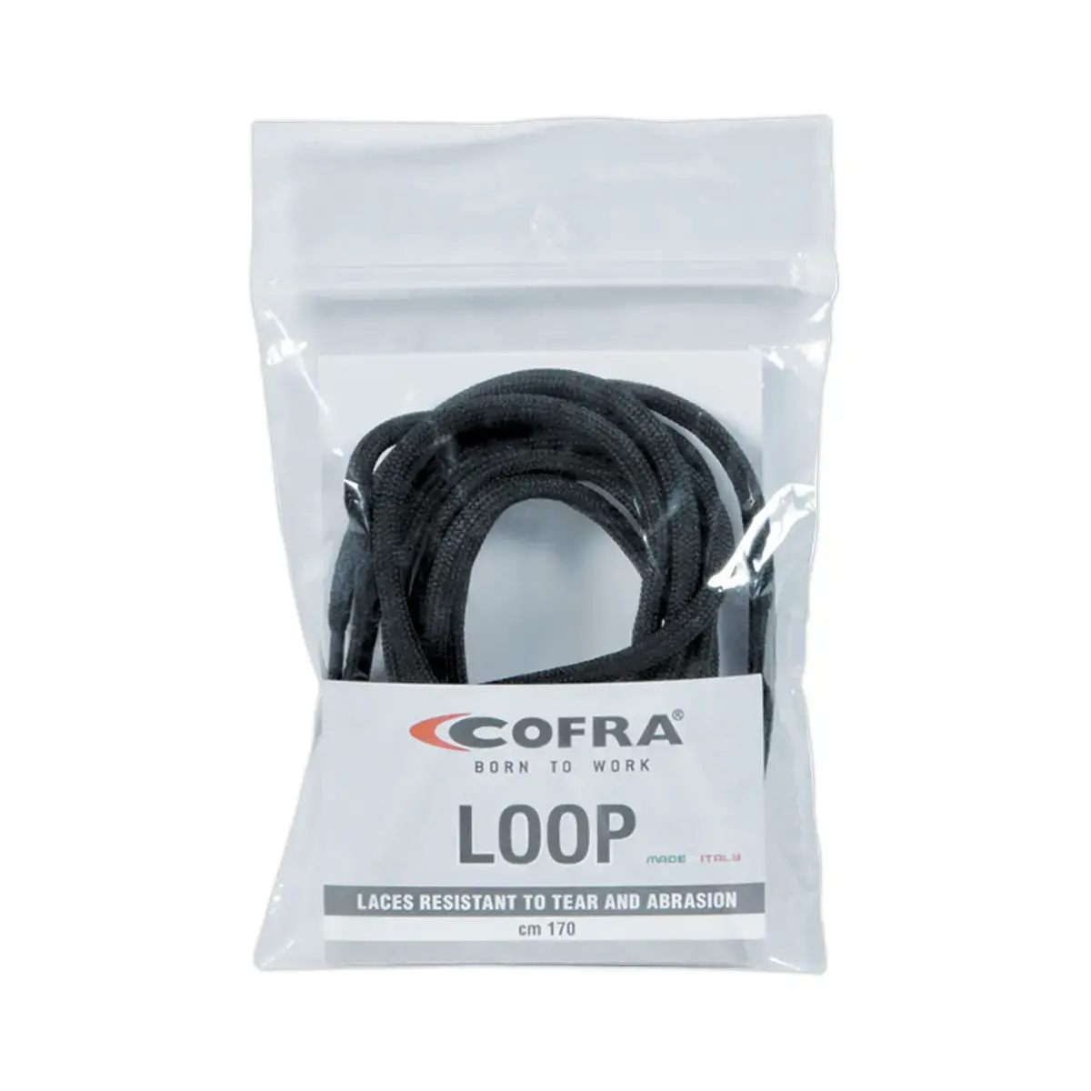 Paar  Zwarte veters voor veiligheidsschoenenGuard Mid en Tweed 150 cm. 