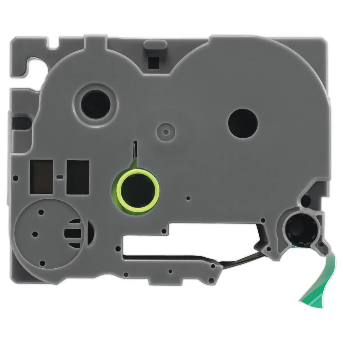 Ruban comp BROTHER TZE 751 24mm - zwart/groen 
