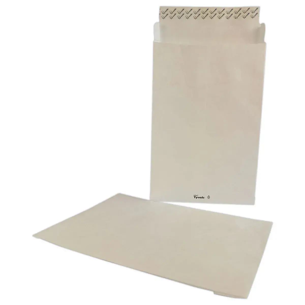 20 TYVEK witte onverscheurbare enveloppen 229x324 mm met een 38 mm rug.