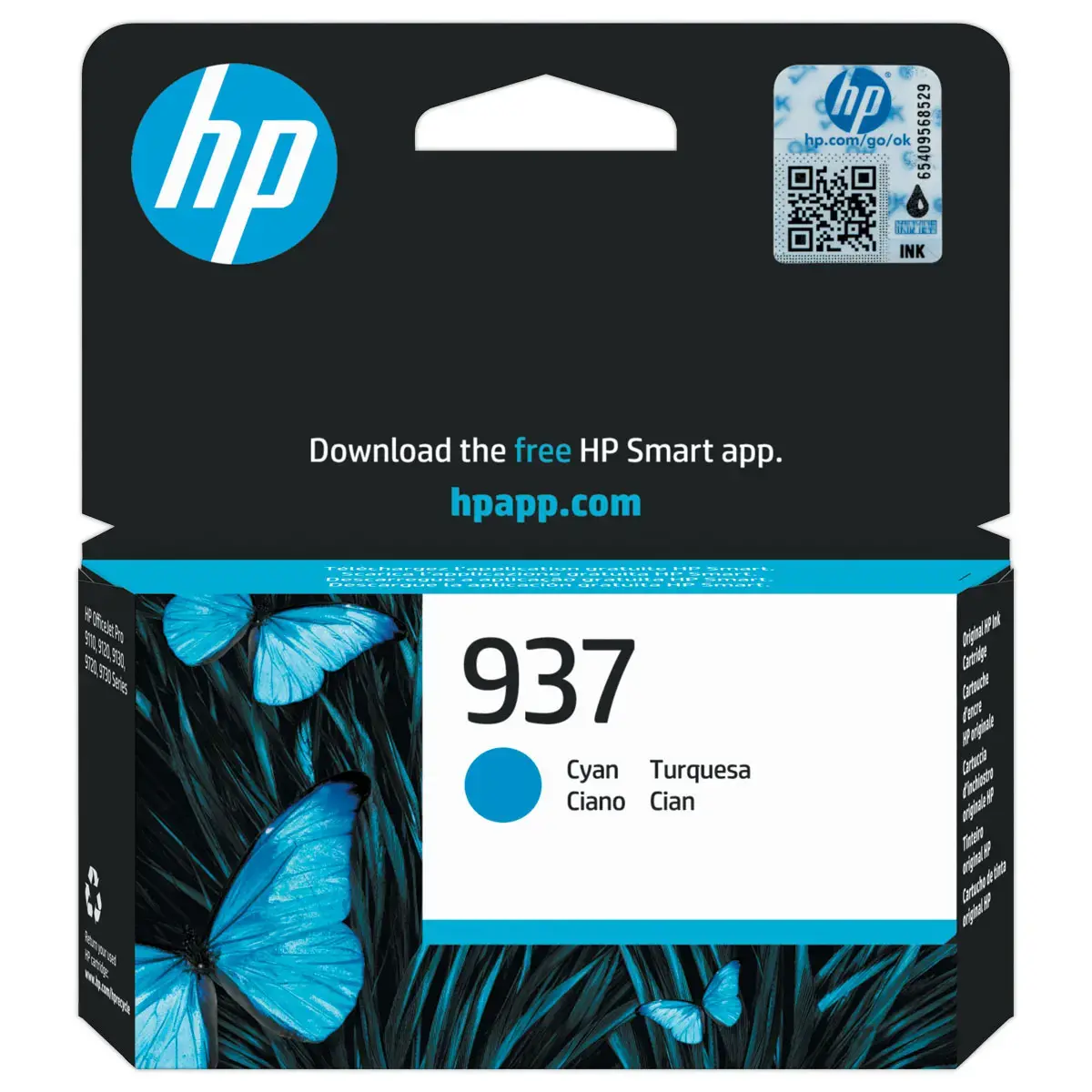 Inktcartridge 937 HP - Cyaan 