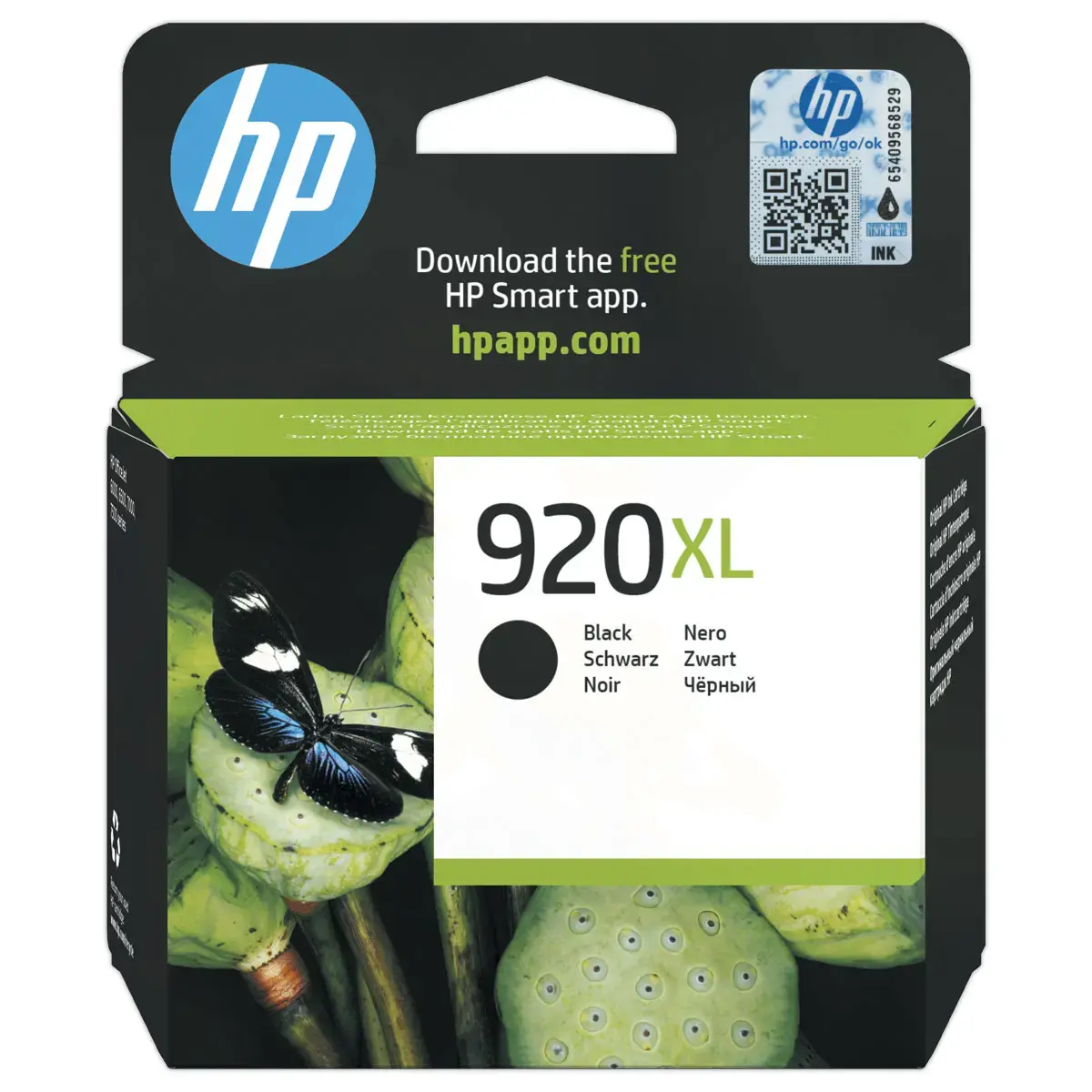 HP 920XL zwarte inktcartridge CD975AE 