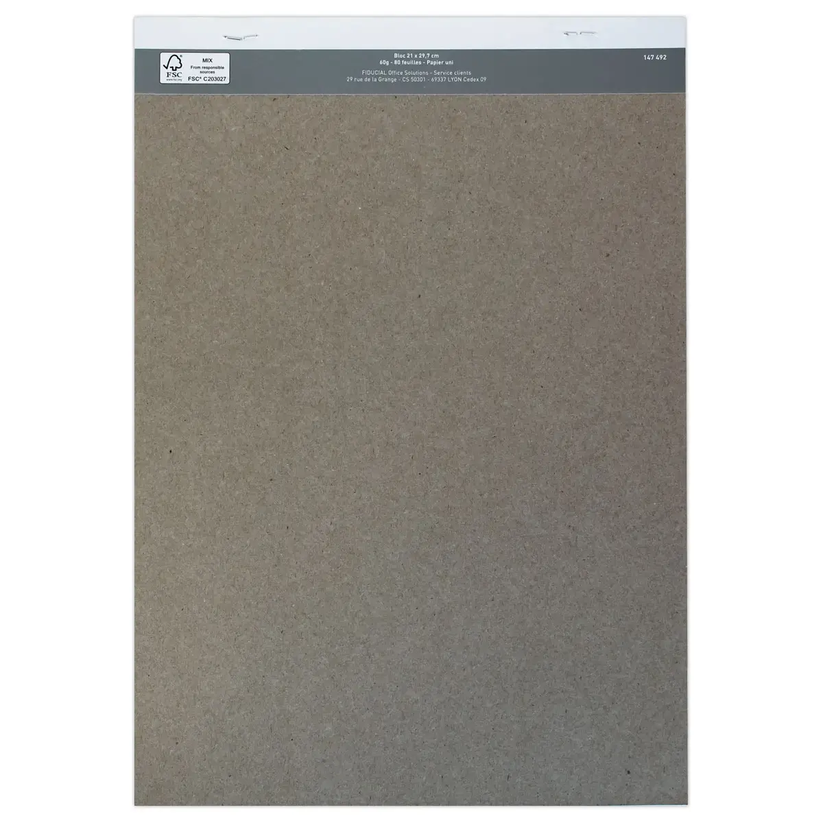 Blok 60G A4 21x29,7 cm, uni, 80 vellen