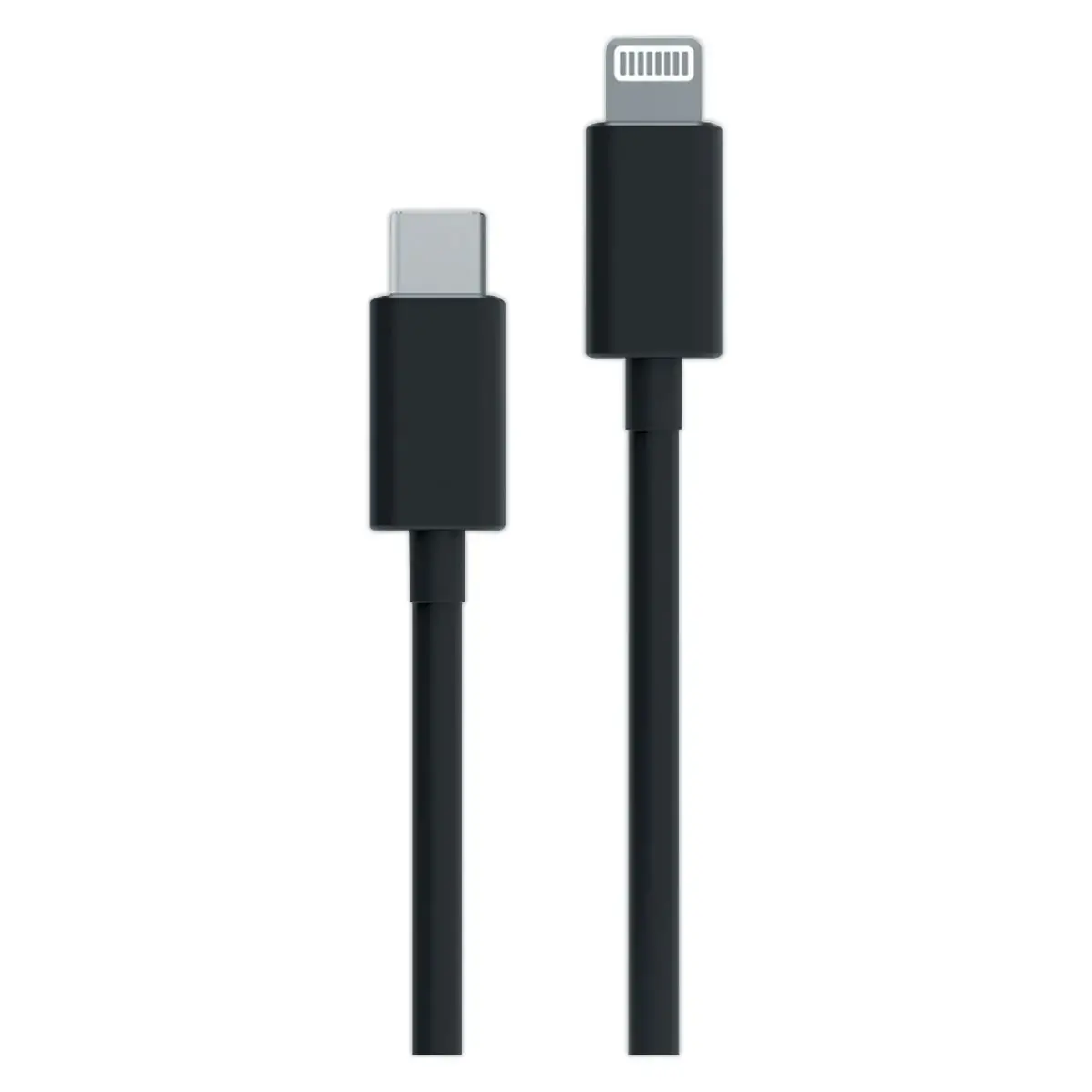 USB-C Lightning Kabel 1m Zwart