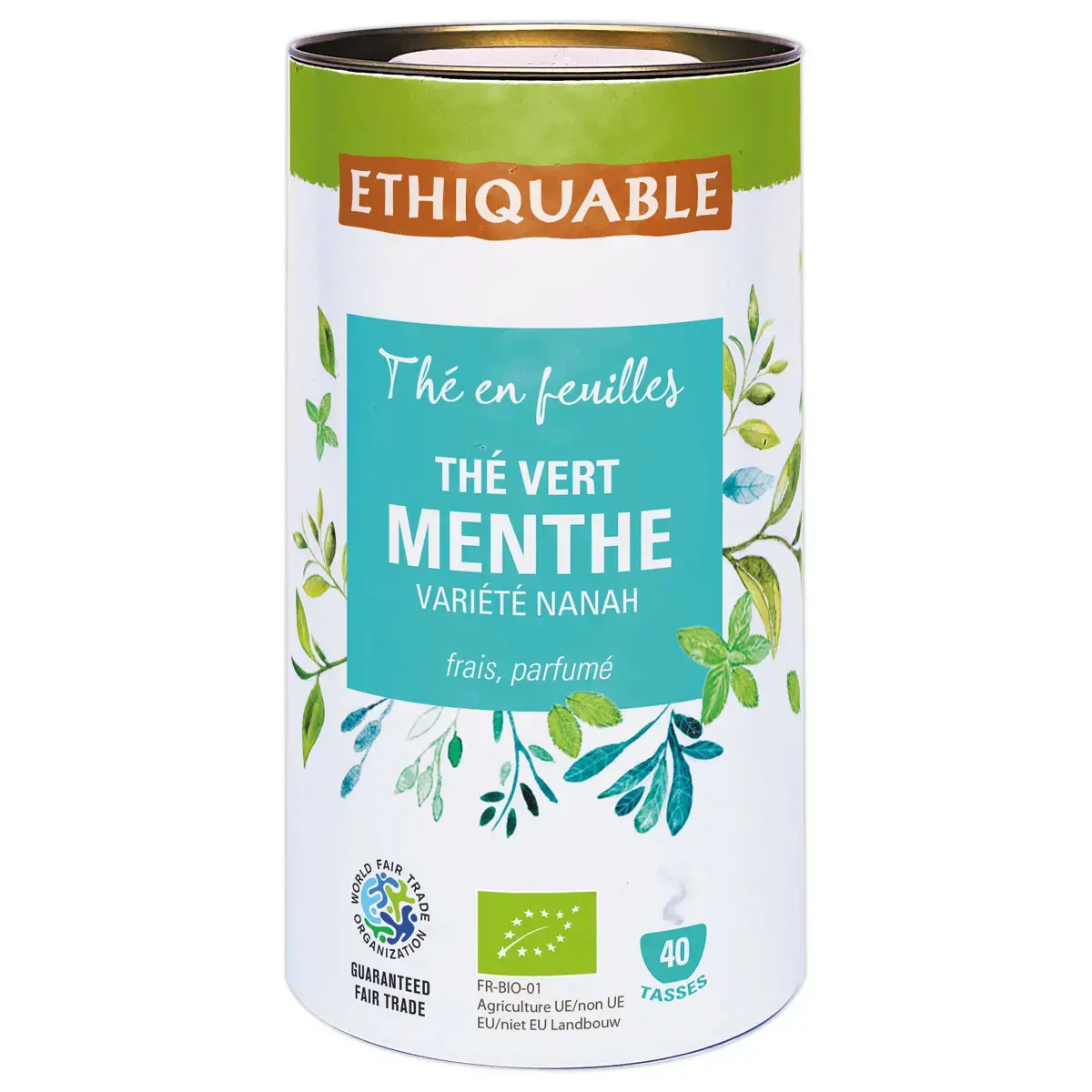 Groene muntthee in bulk 100g - ETHIQUABLE 