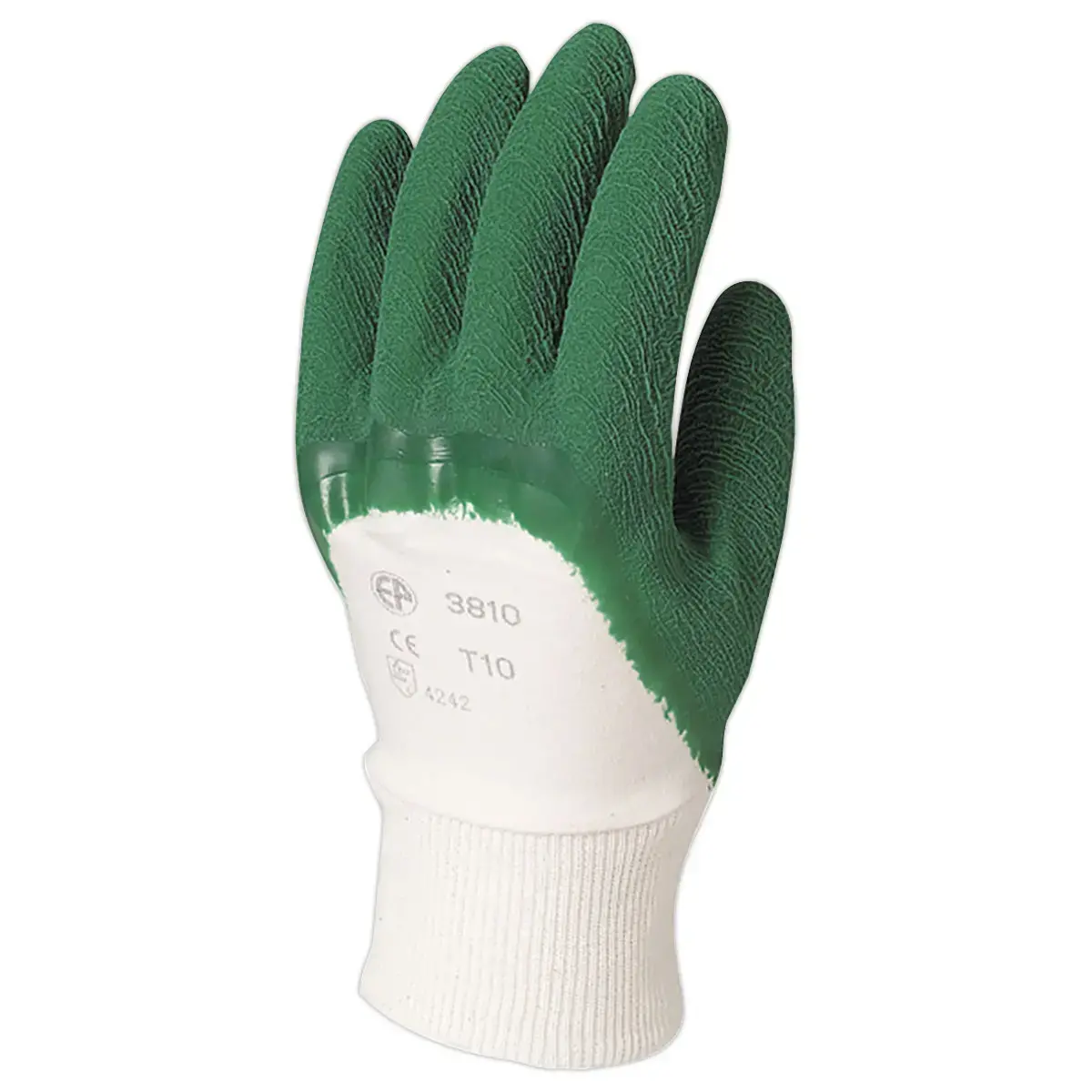12 ERGOS crêpe gecoate handschoenen - Antislip - Maat 8 - RG