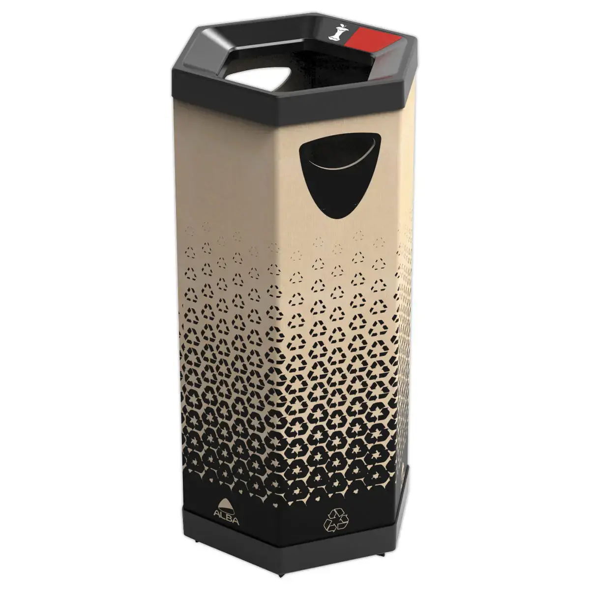 Kartonnen vuilnisbak 60L