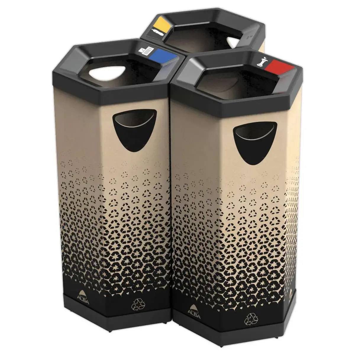 Kartonnen vuilnisbak 60L