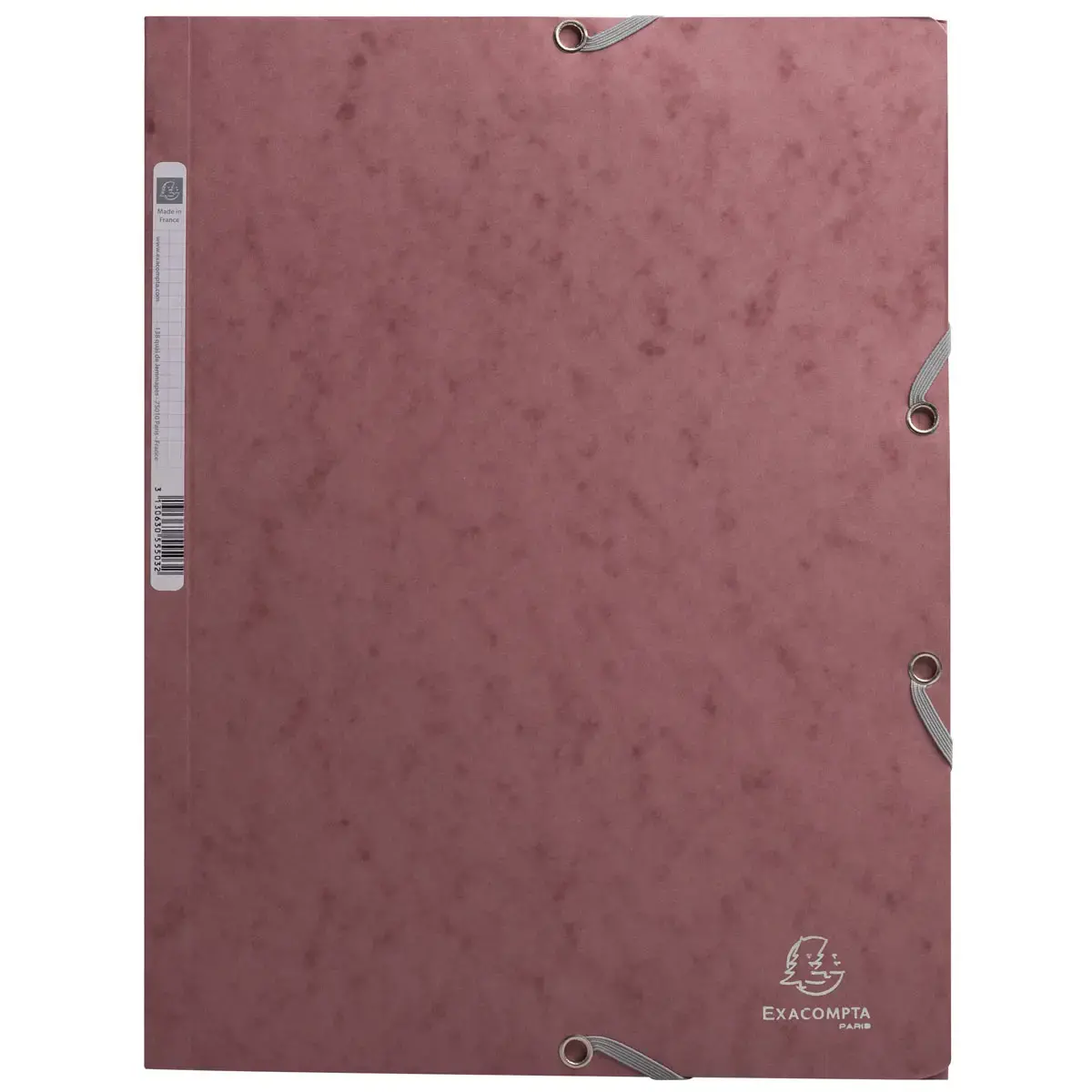 Elastische mappen 3 kleppen Skandi Oudroze Exacompta