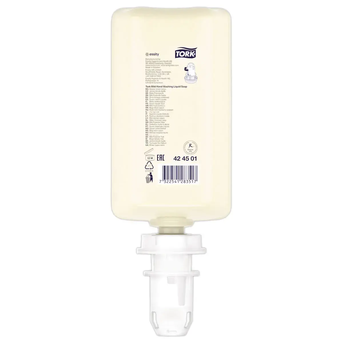 1 liter navulling van S4 milde geparfumeerde zeep 