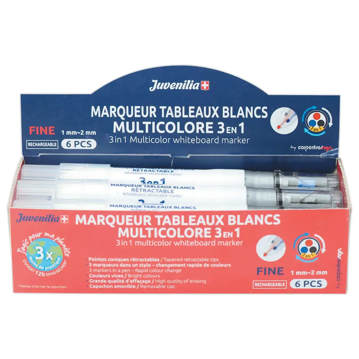 Witbordmarker JUVENILIA 3 kleuren
