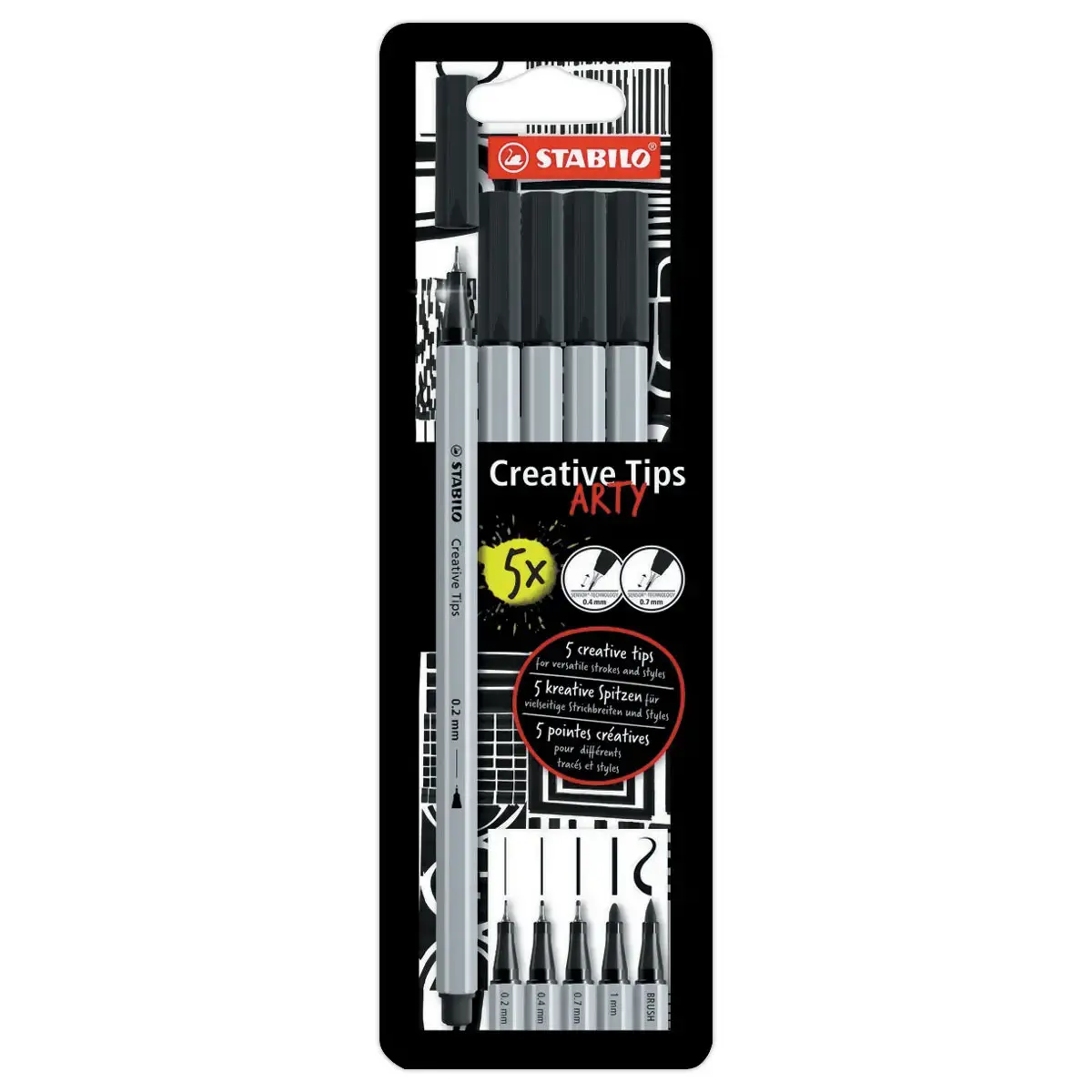 5 Etui van 5 creatieve tips arty