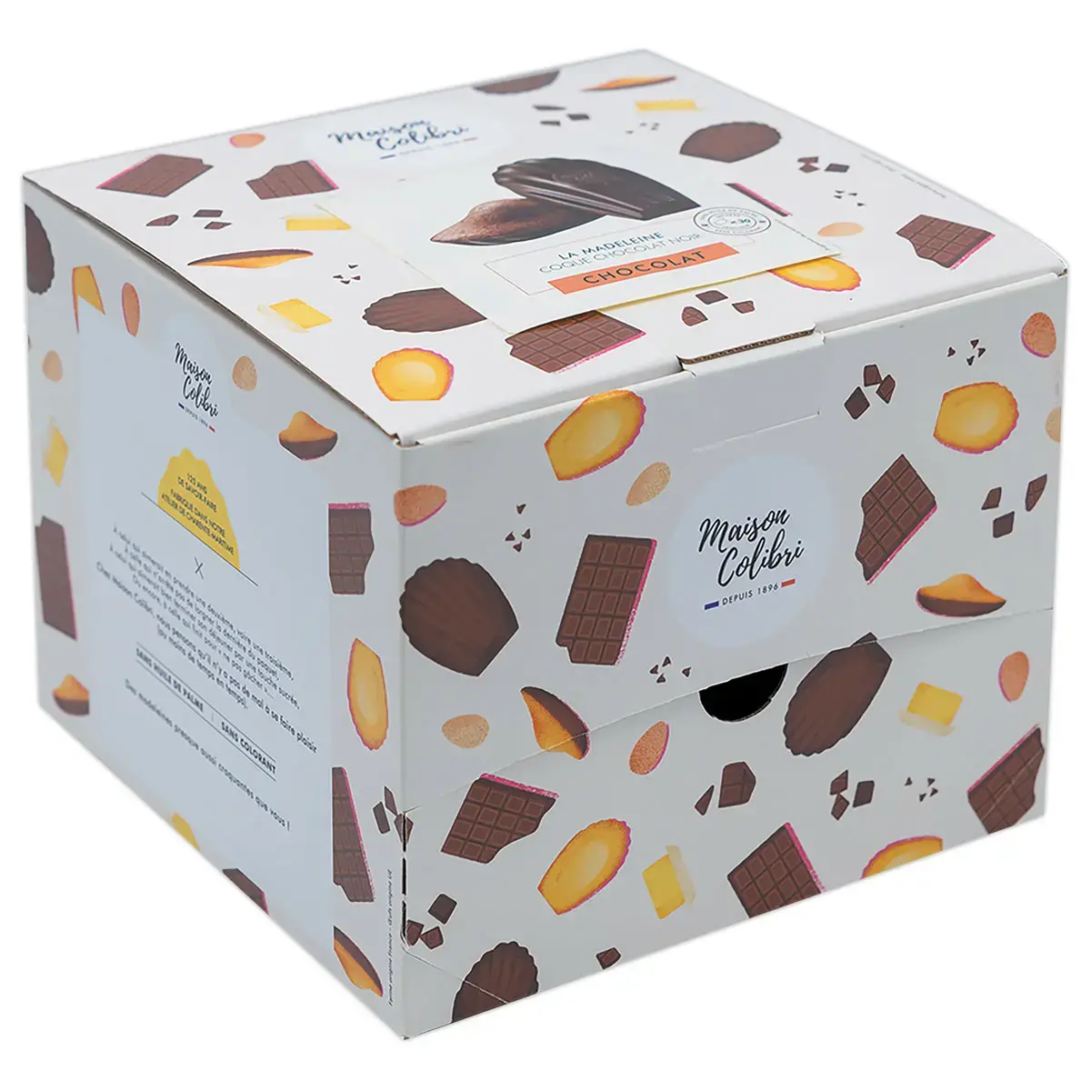30 Madeleines met chocolade met een pure chocolade coating - Maison colibri