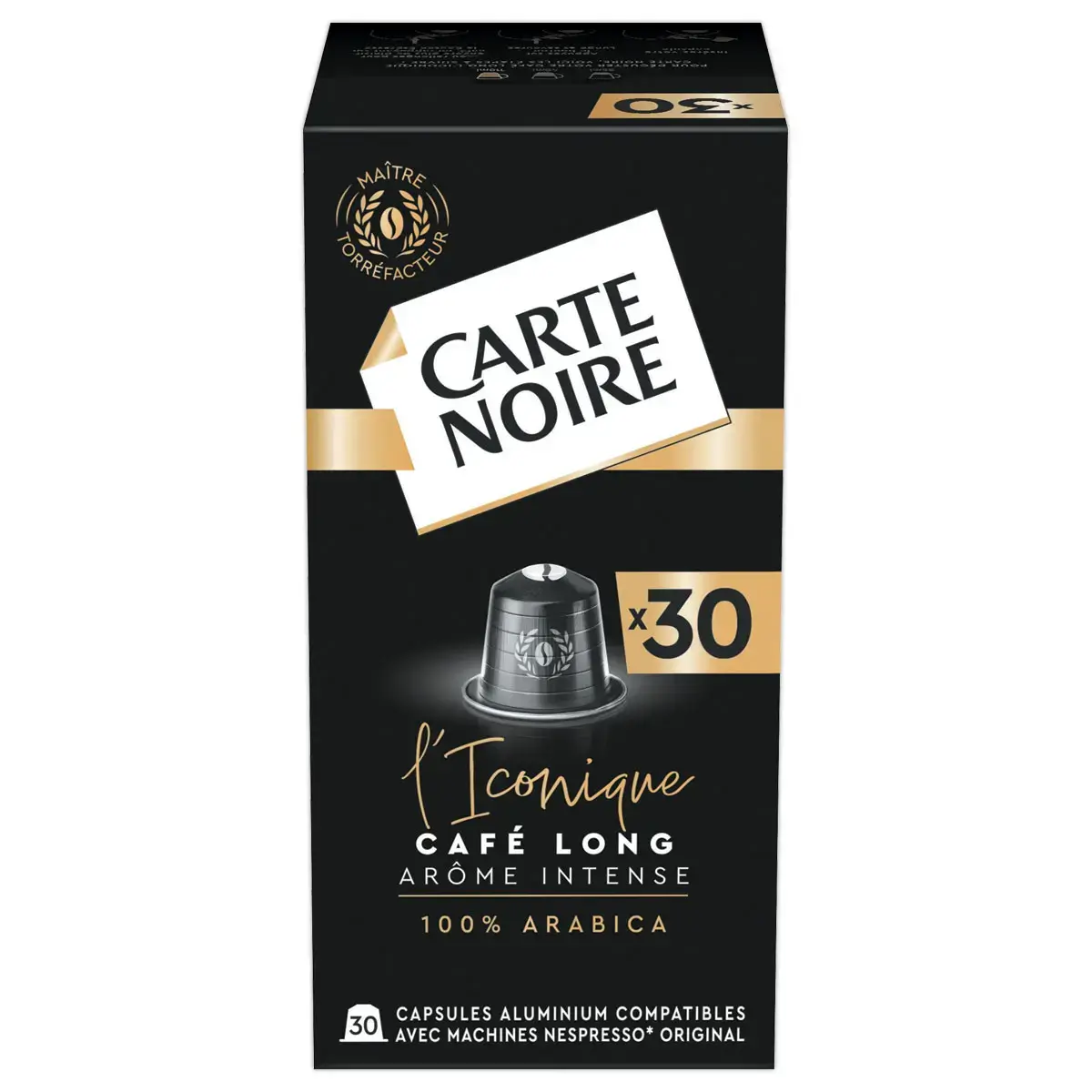 30 capsules Carte Noire Iconique