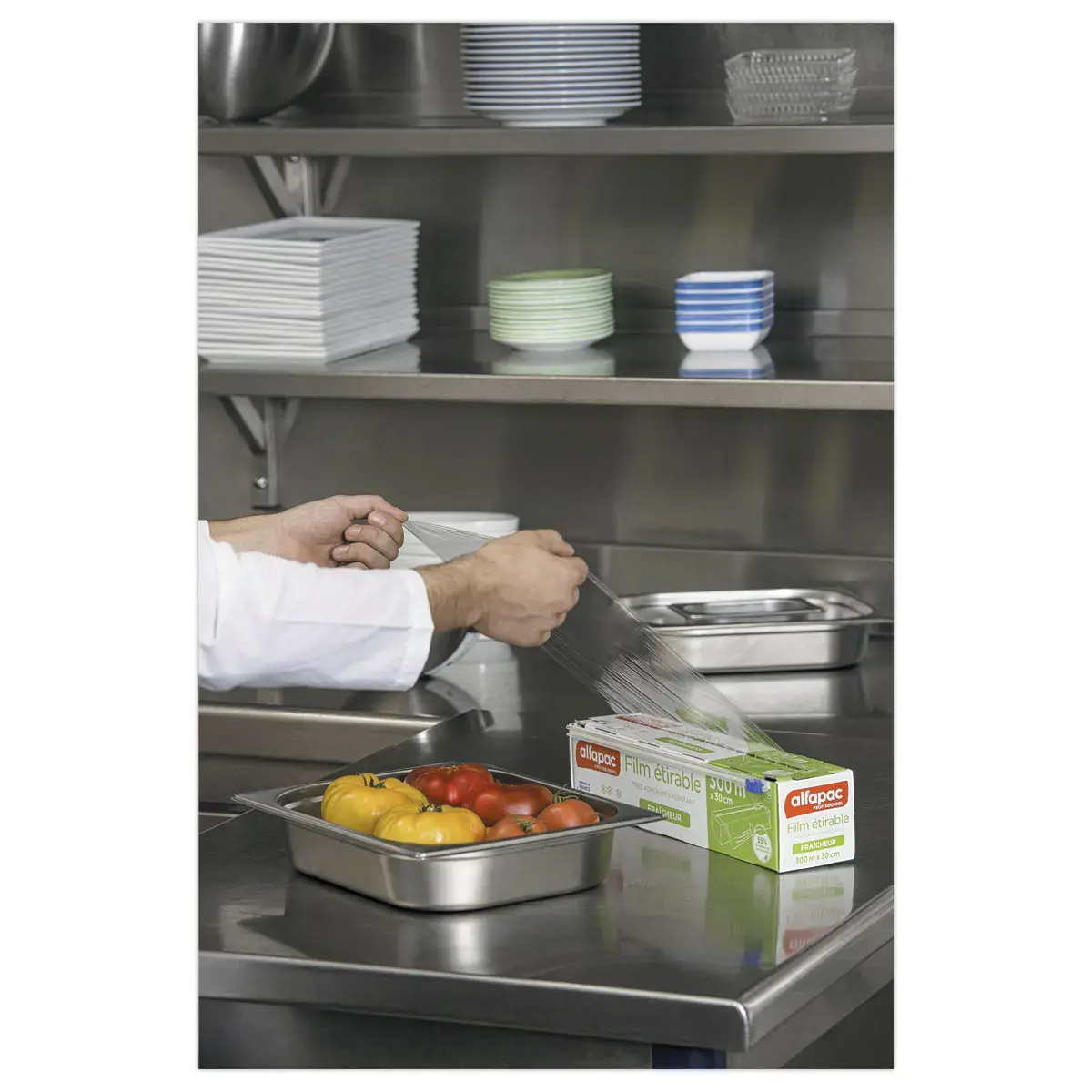 Vershoudfolie dispenserdoos 300 m x 30cm