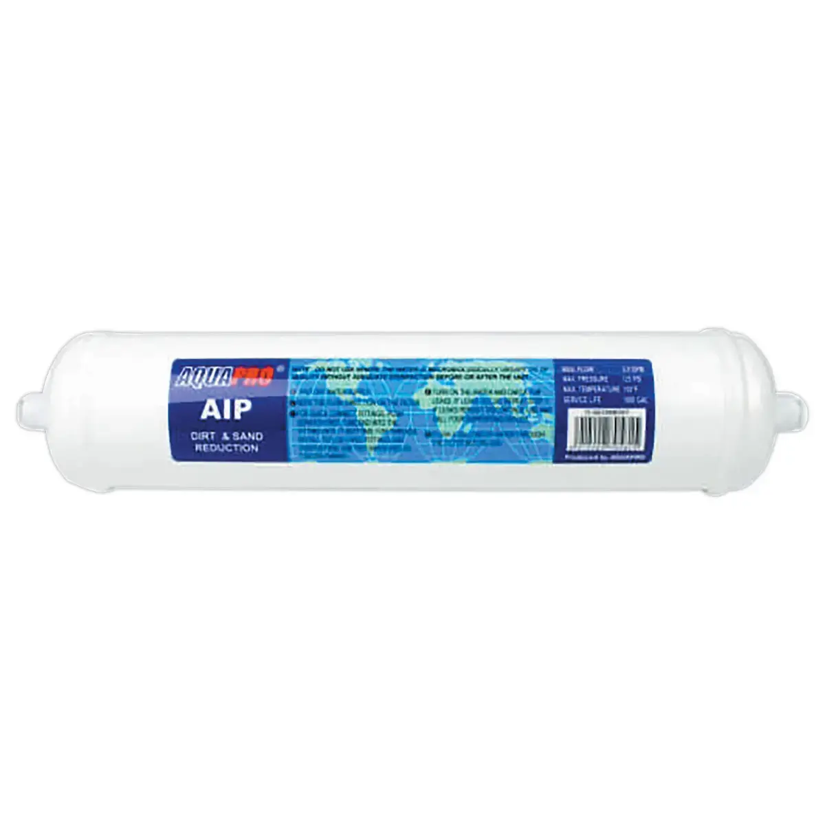 Sedimentfilter met ge&iuml;ntegreerde 1/4'' aansluitingen 