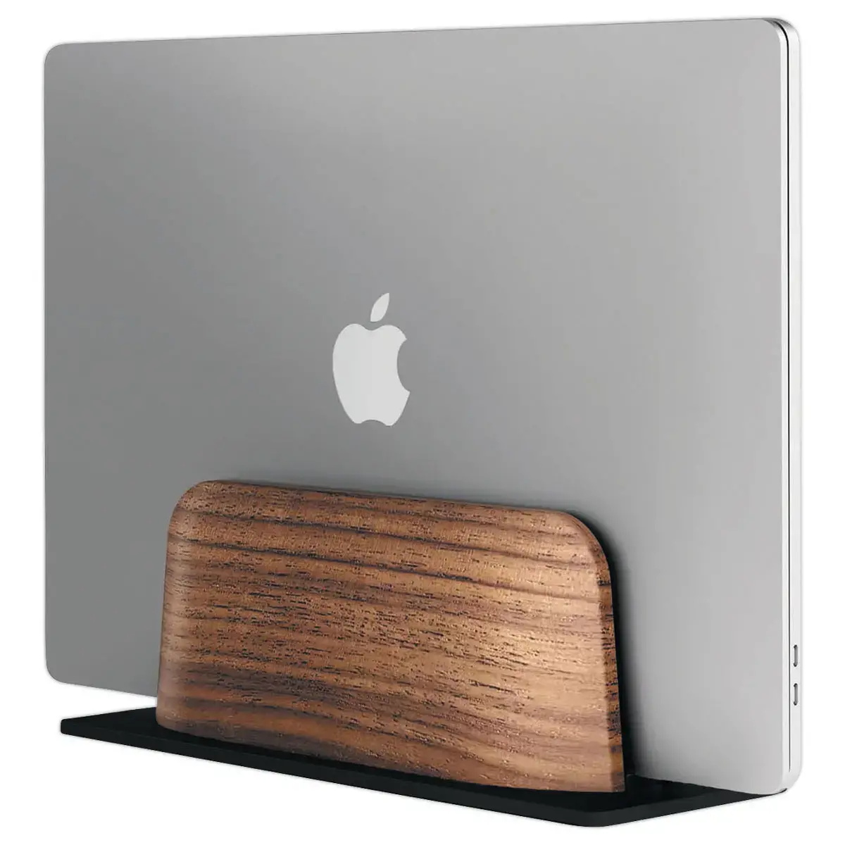 Steun voor laptop en tablet verticaal hout 