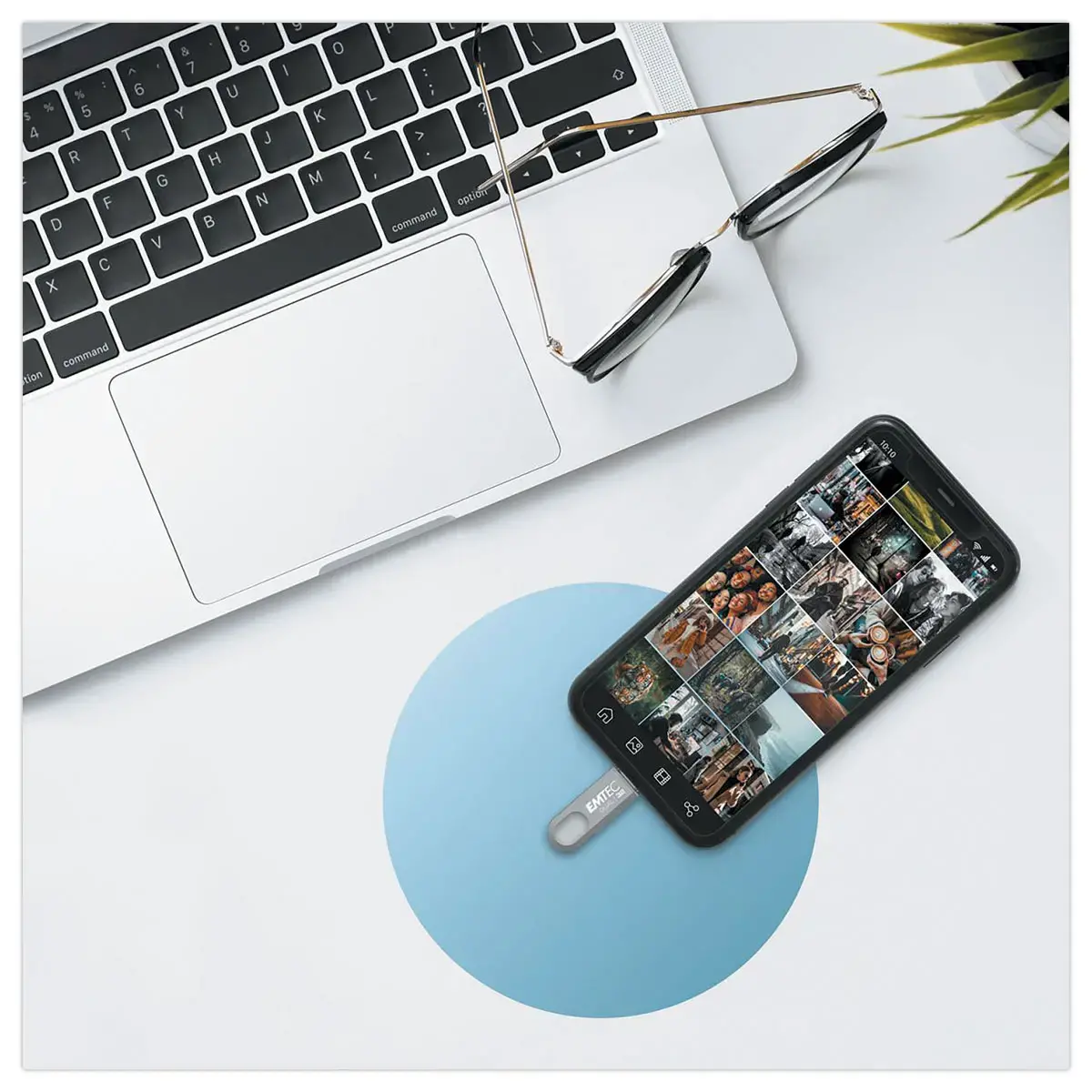 USB-stick met dubbele aansluiting 2.0 USB-A/USB-C 32GB
