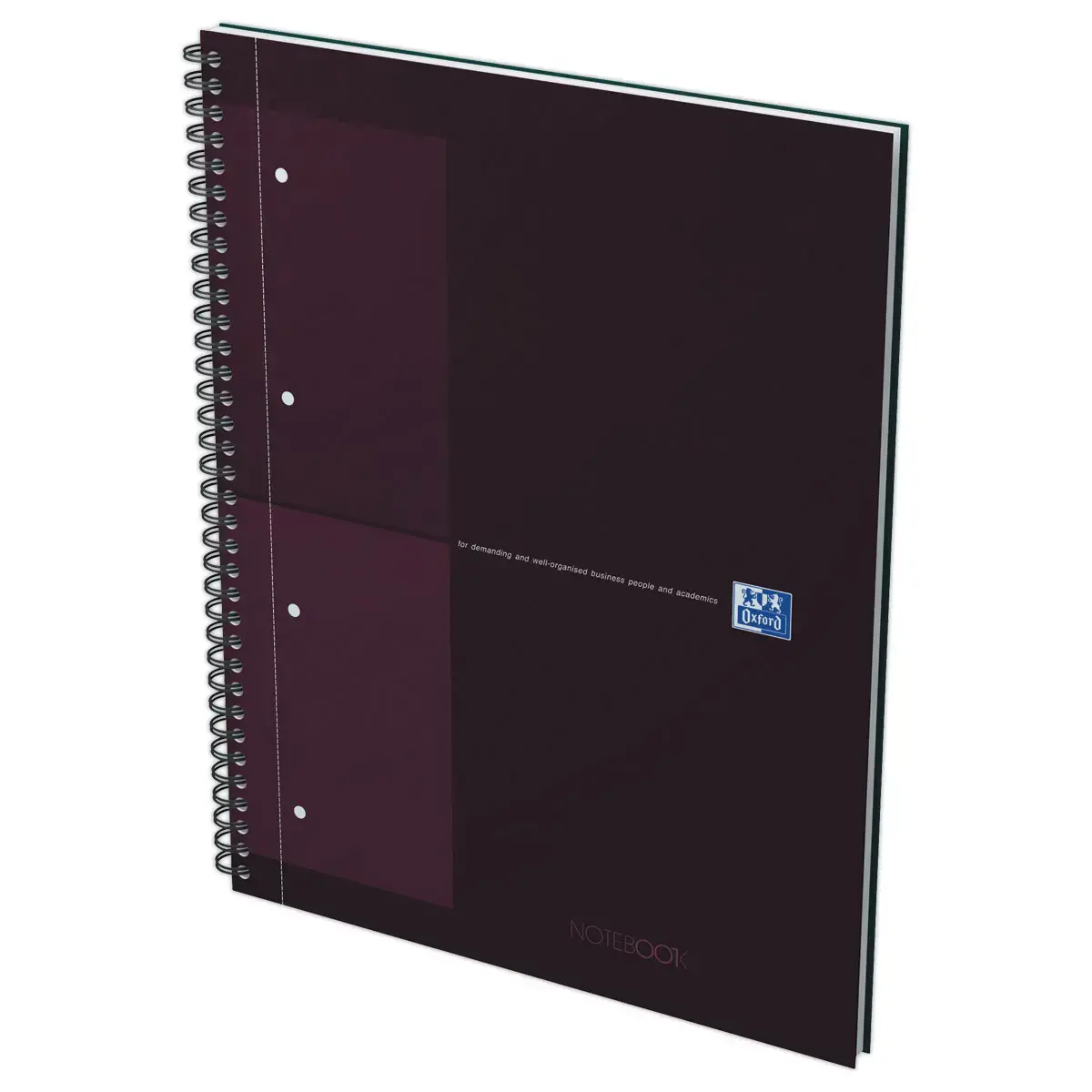 Spiraalnotitieboek A4+, 160p, 5x5, Oxford international Rood 
