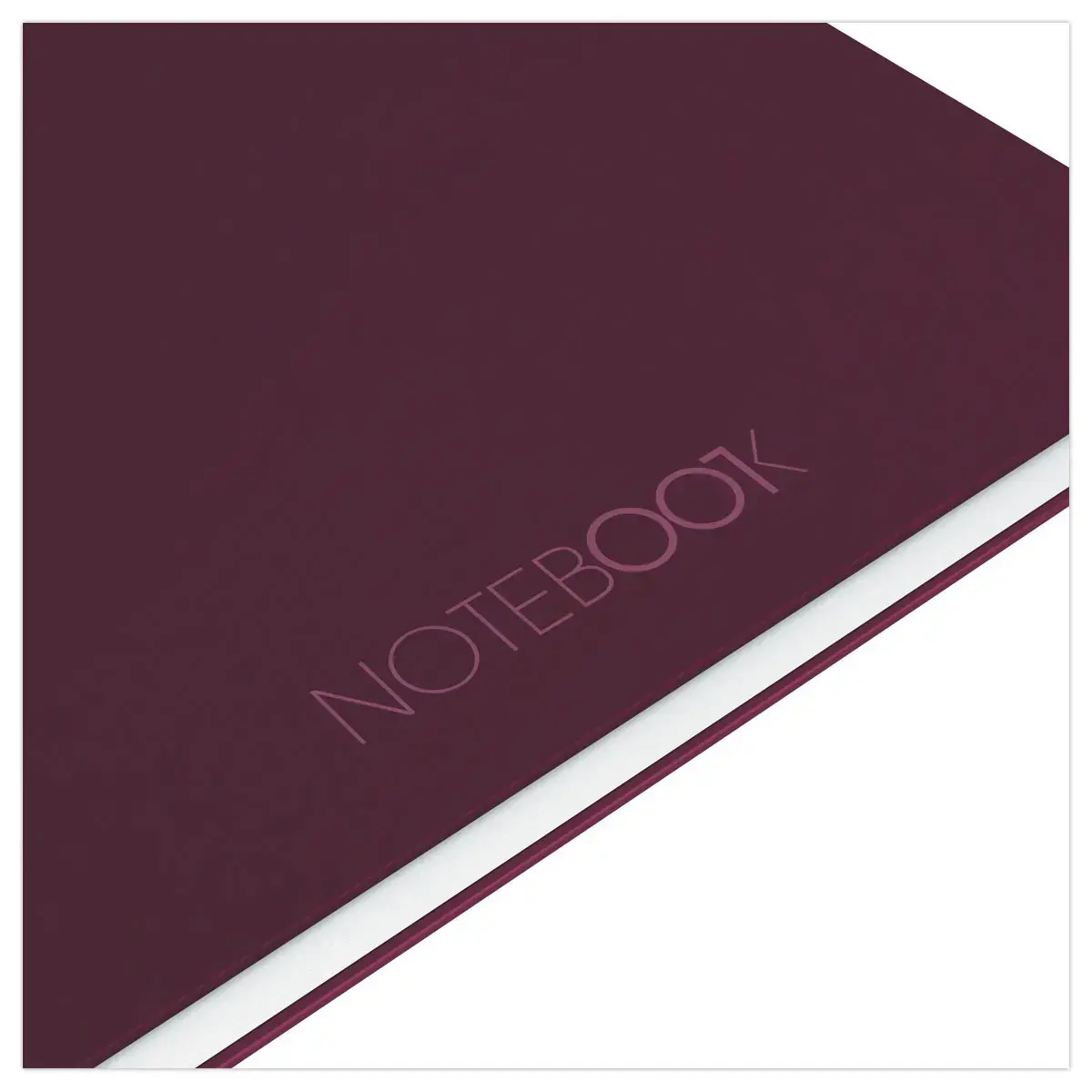 Spiraalnotitieboek A4+, 160p, 5x5, Oxford international Rood 