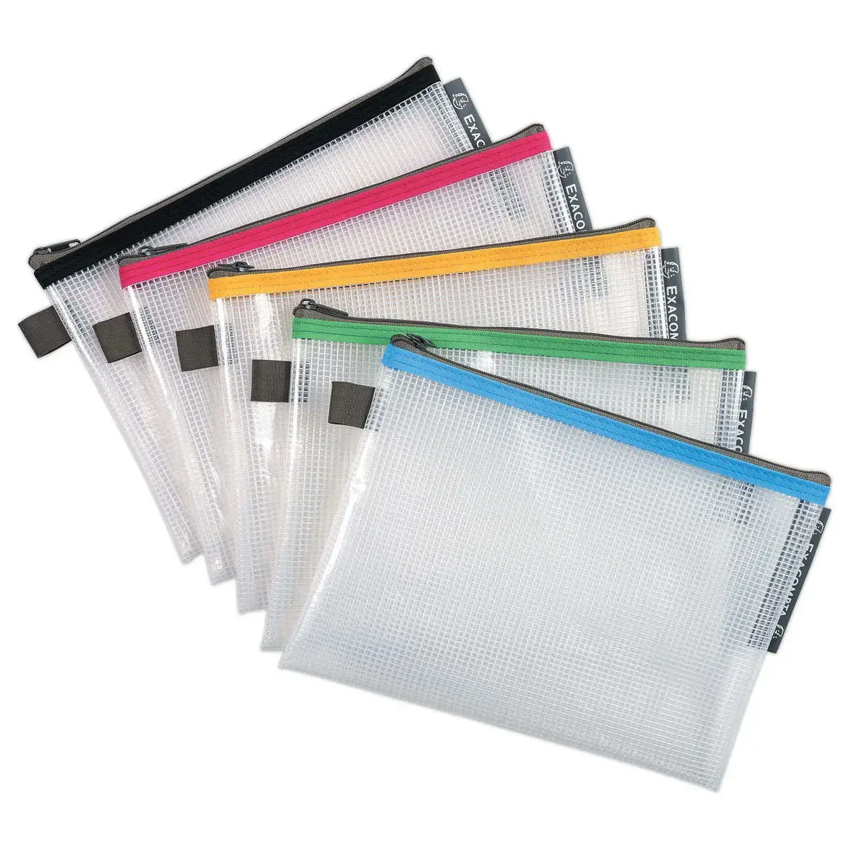 10 Zachte A5 hoezen Exacompta - Assortiment kleuren